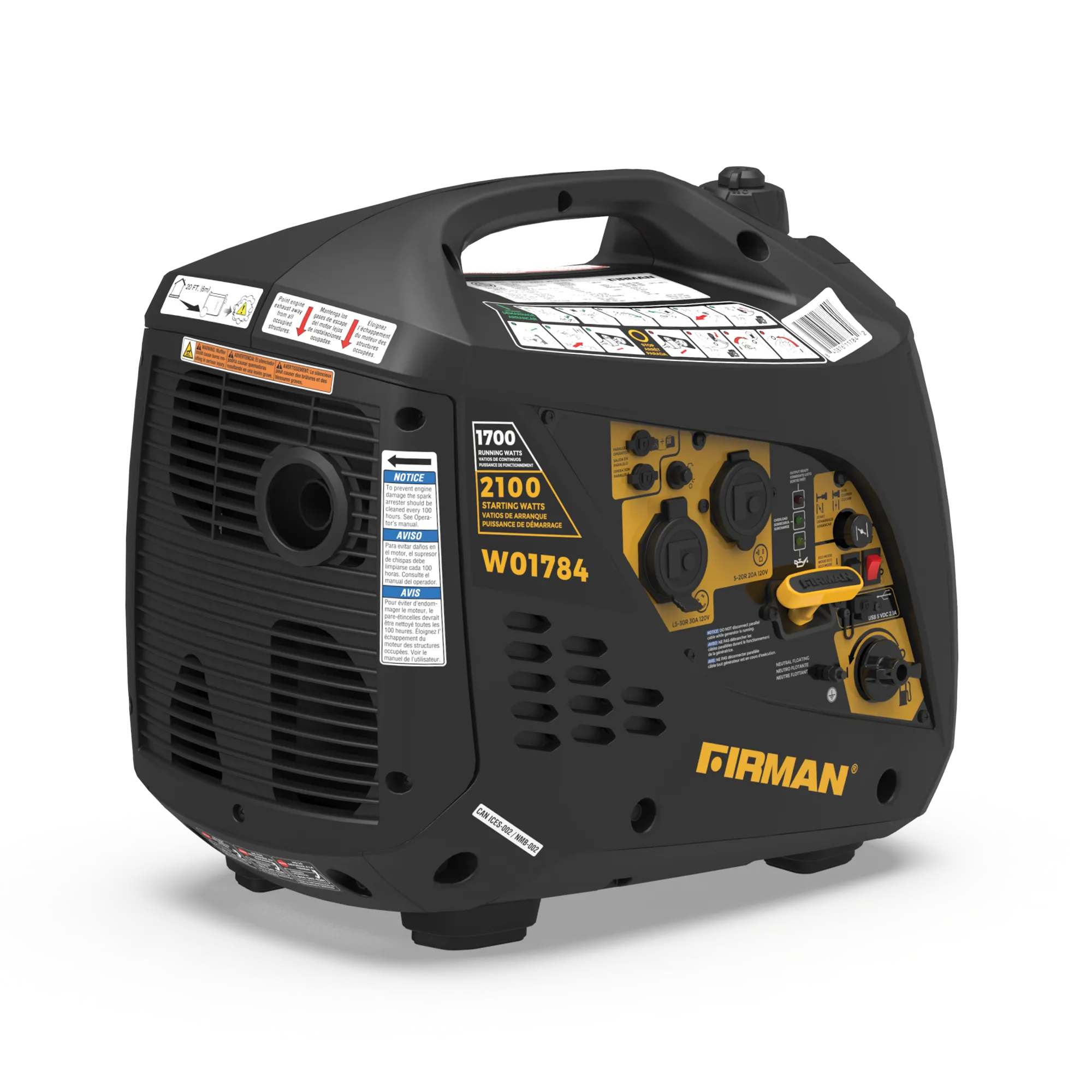 Inverter Portable Generator 2100W Recoil Start