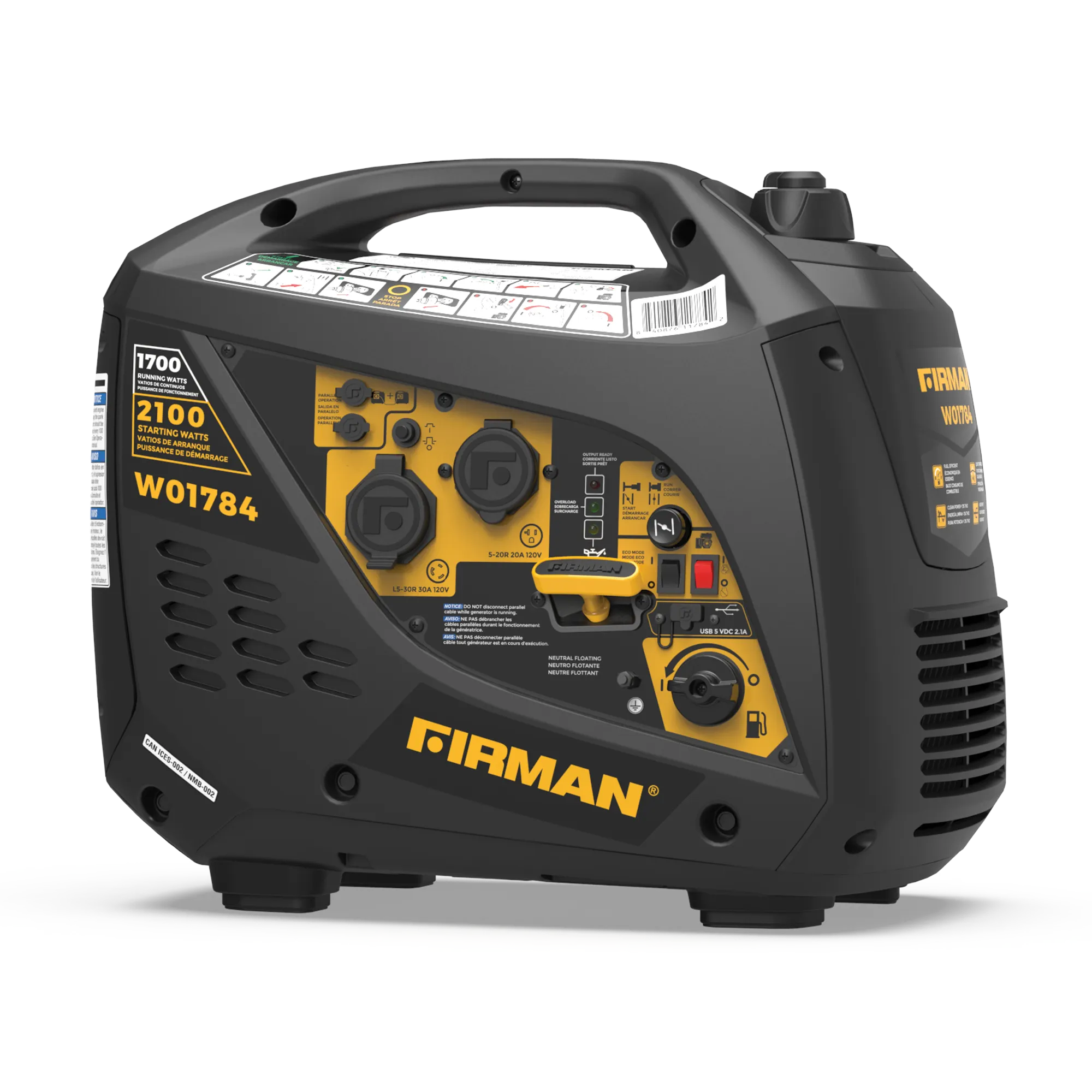 Inverter Portable Generator 2100W Recoil Start