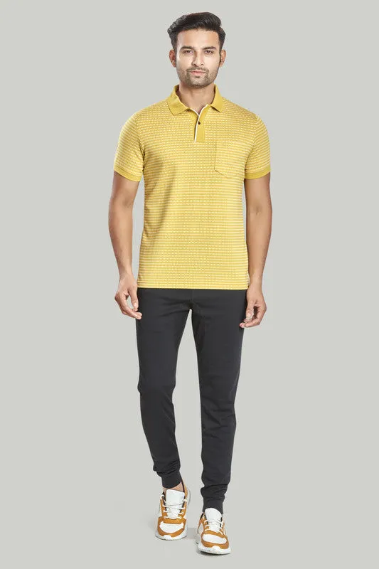 Jacquard Texture Polo