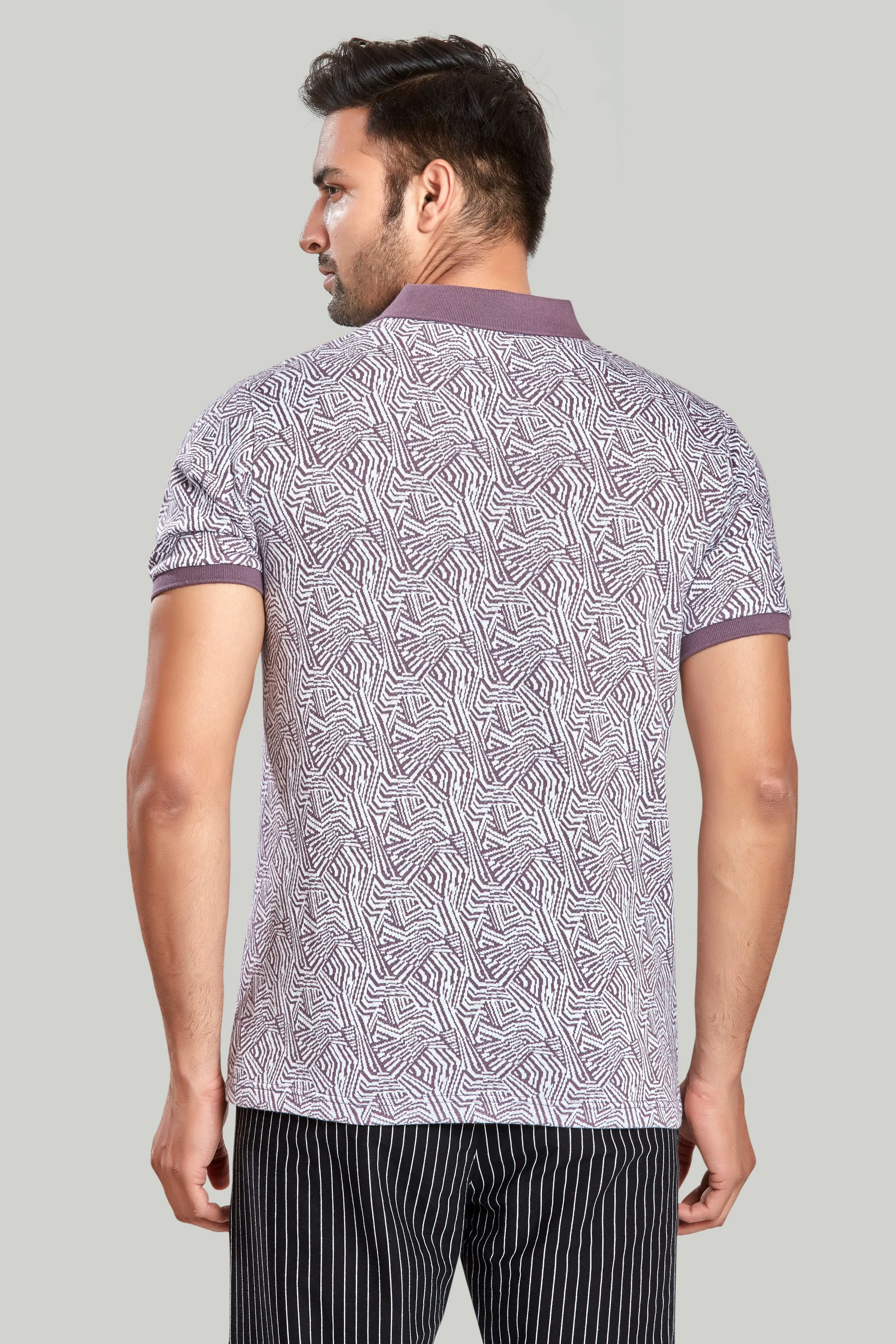 Jacquard Texture Polo