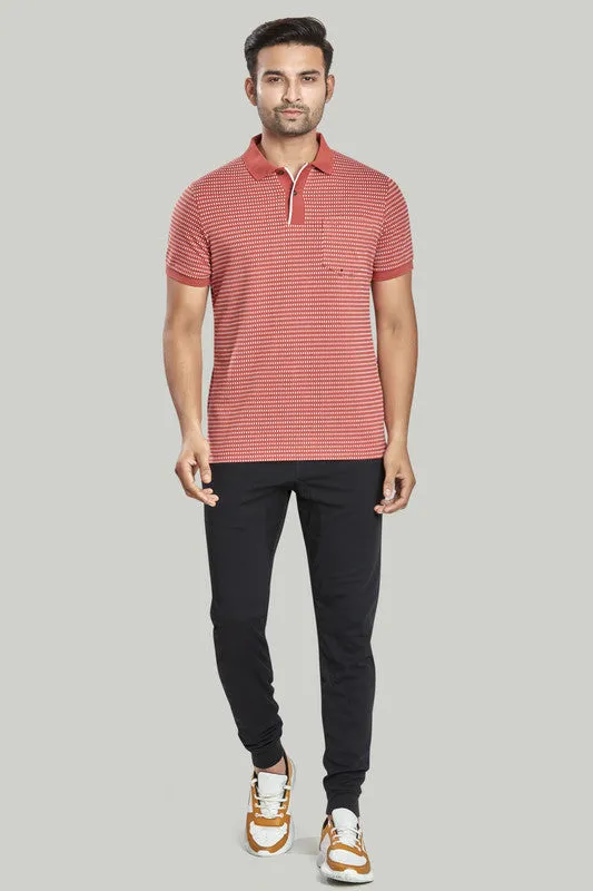 Jacquard Texture Polo