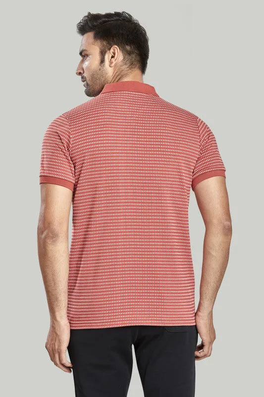 Jacquard Texture Polo