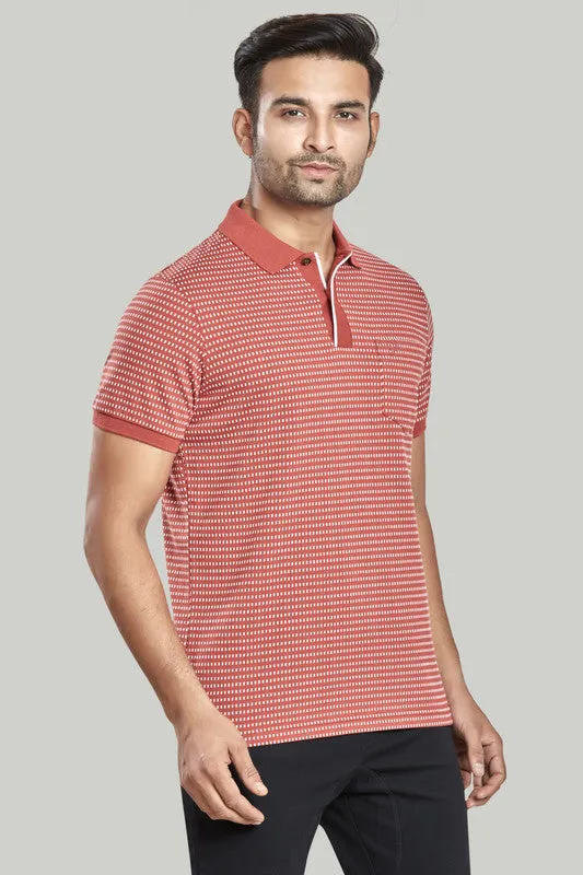 Jacquard Texture Polo