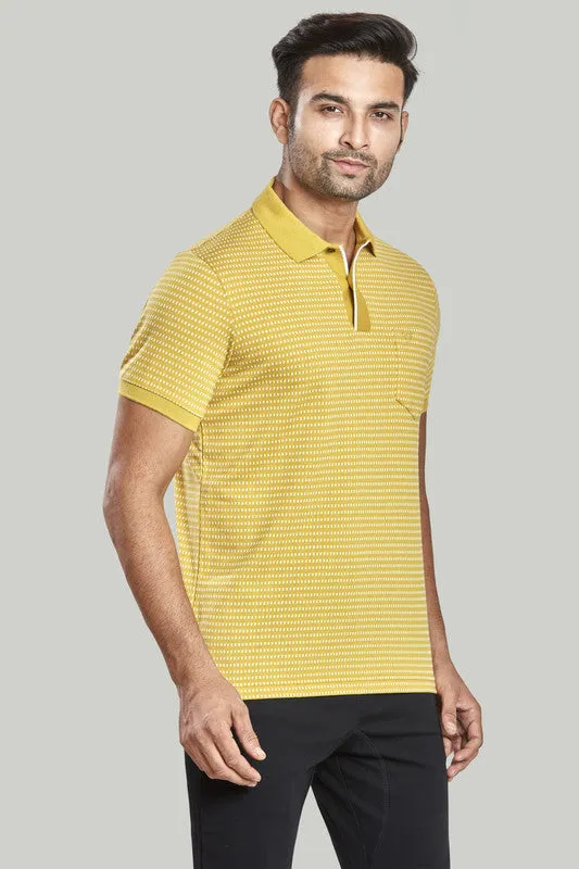 Jacquard Texture Polo
