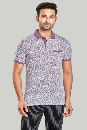 Jacquard Texture Polo