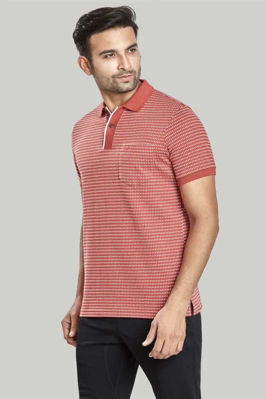 Jacquard Texture Polo