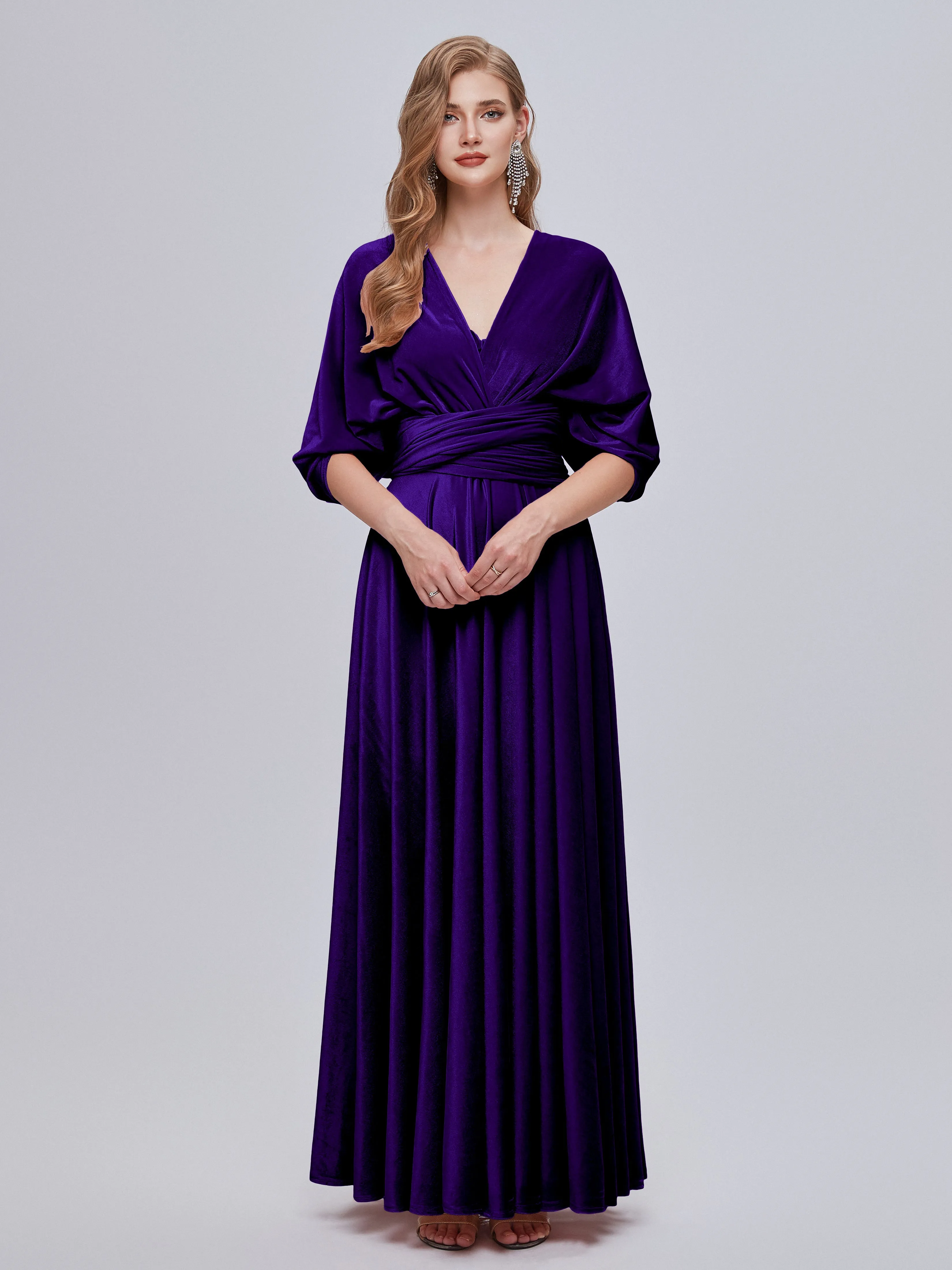 Juliet Gorgeous Convertible Velvet Bridesmaid Dresses