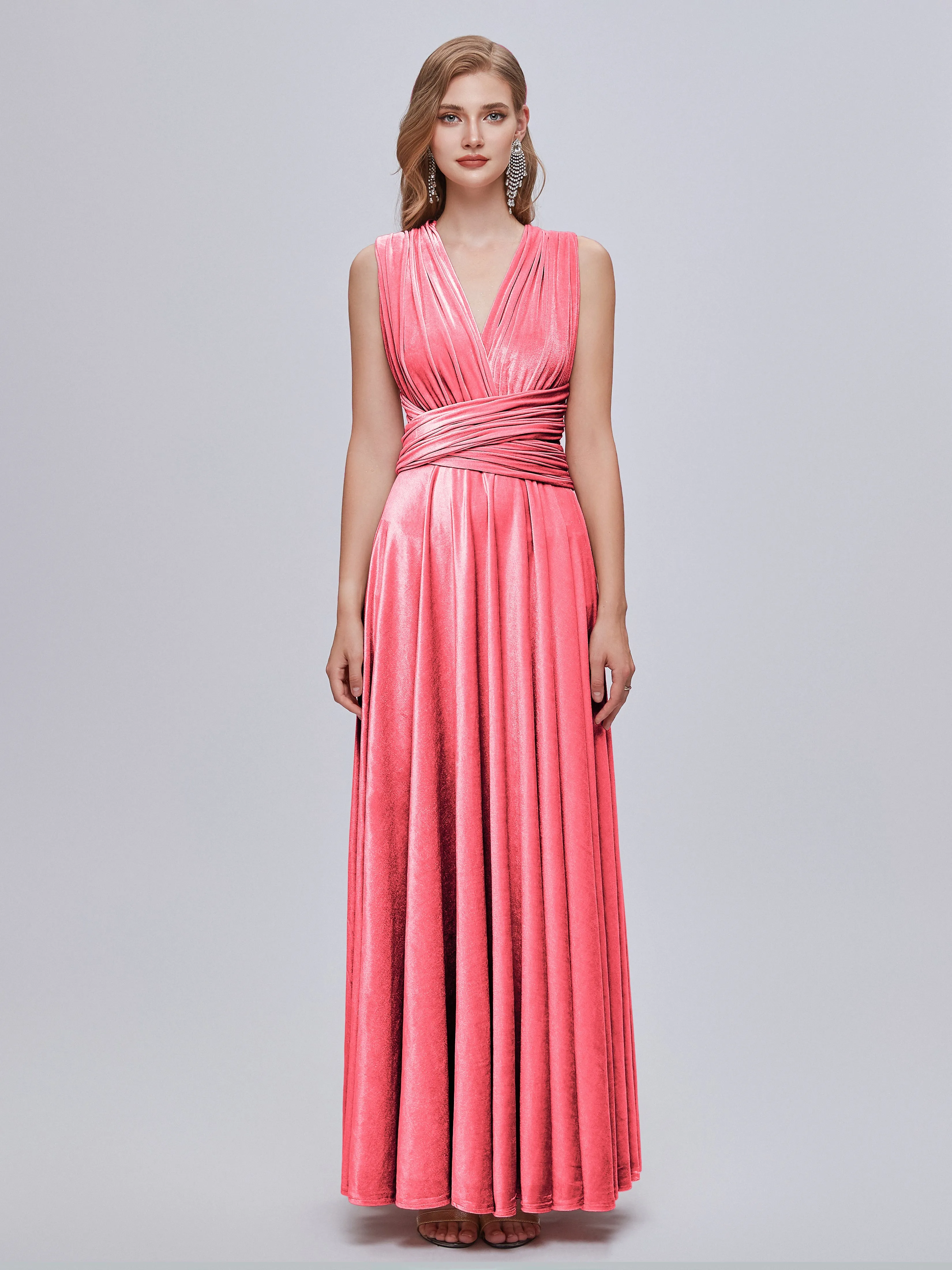 Juliet Gorgeous Convertible Velvet Bridesmaid Dresses