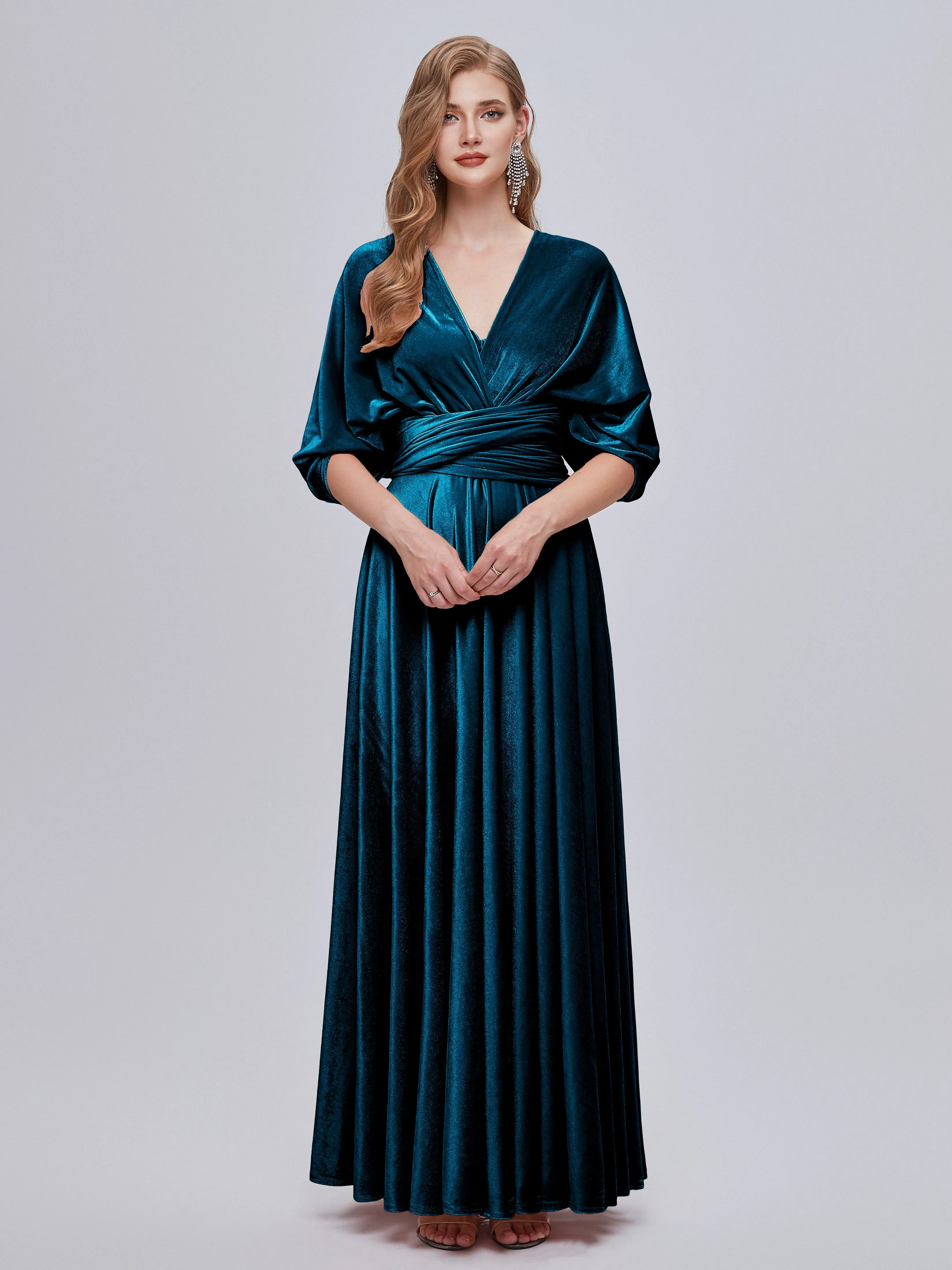 Juliet Gorgeous Convertible Velvet Bridesmaid Dresses
