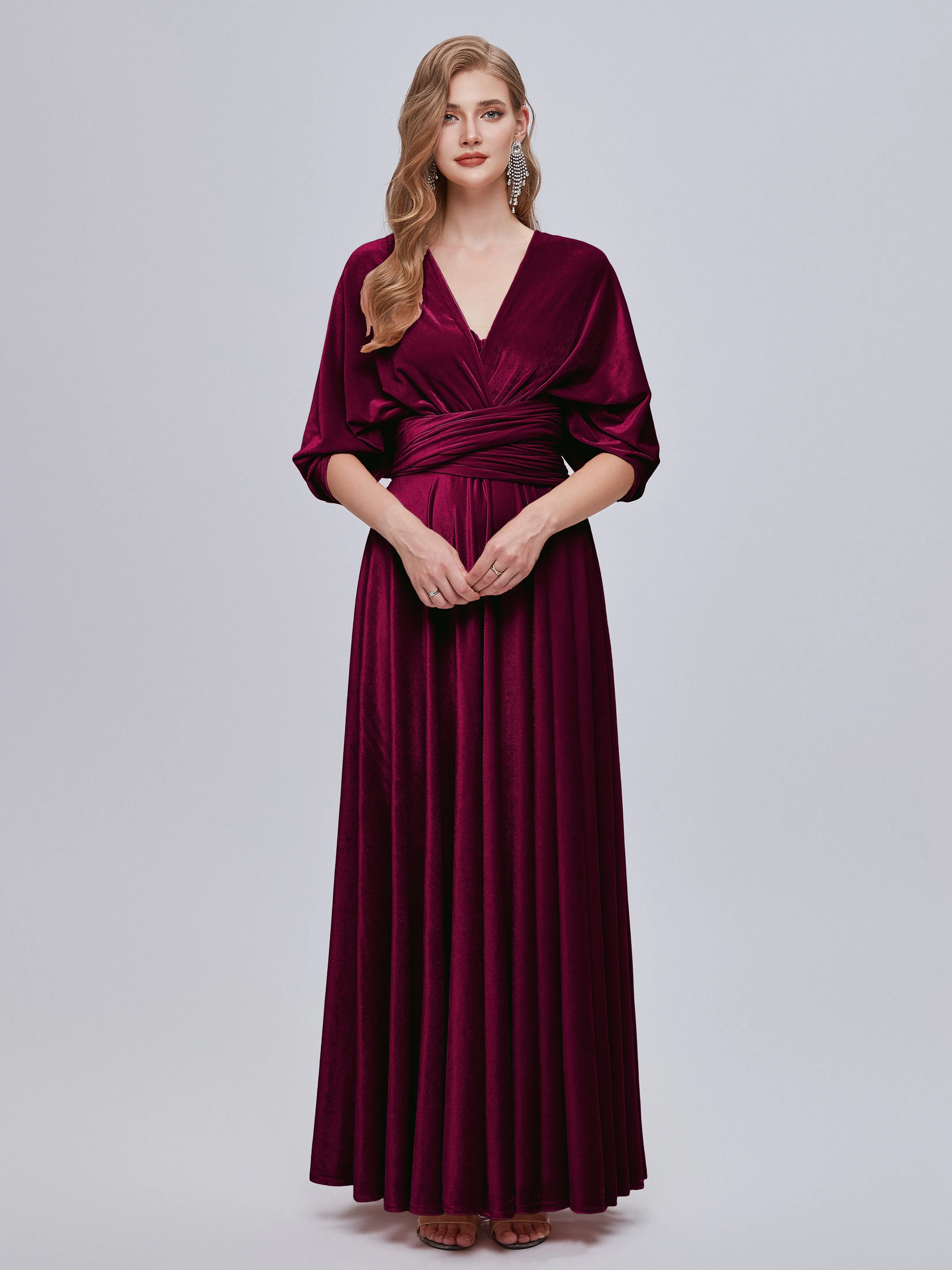 Juliet Gorgeous Convertible Velvet Bridesmaid Dresses