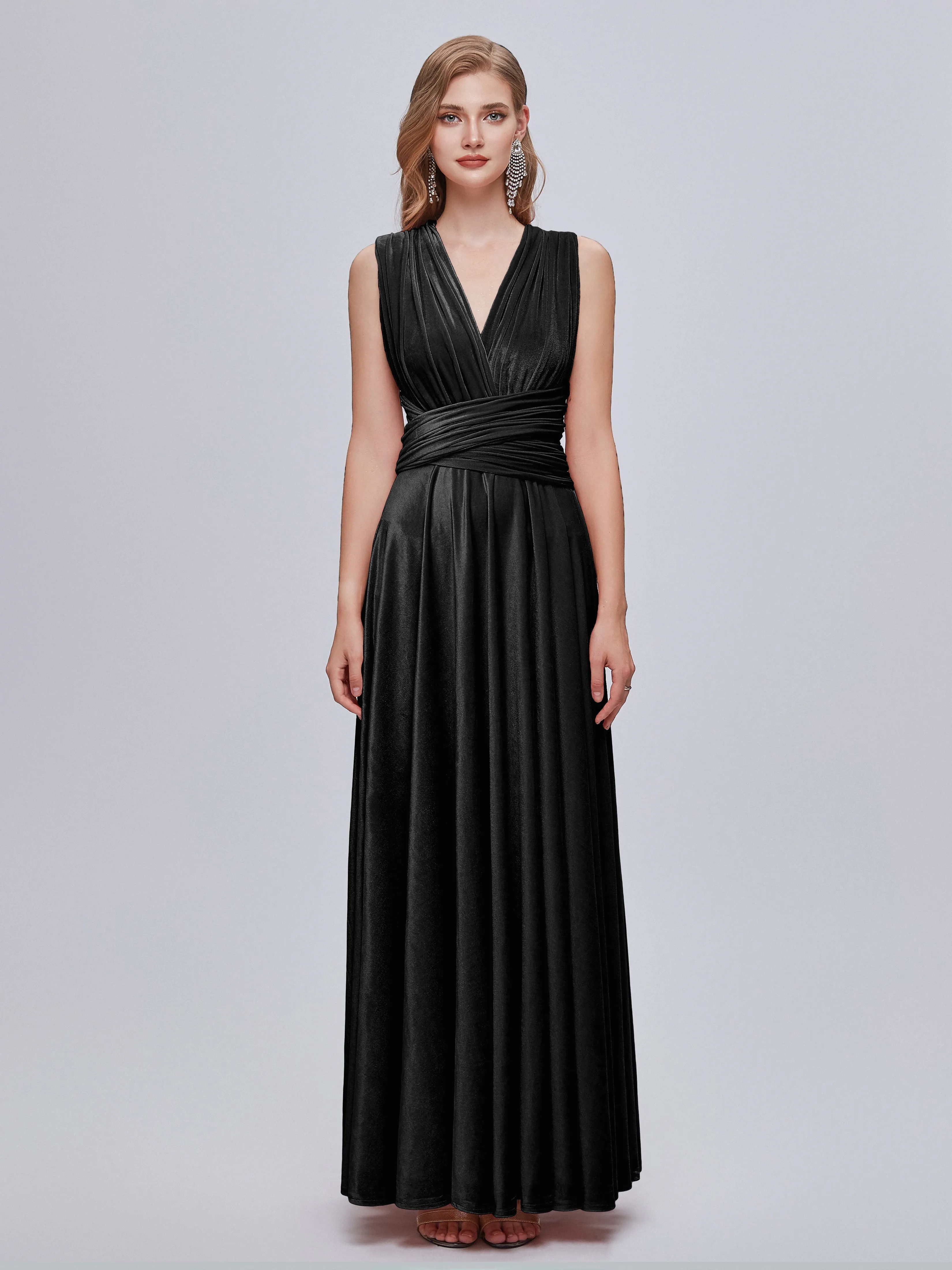 Juliet Gorgeous Convertible Velvet Bridesmaid Dresses