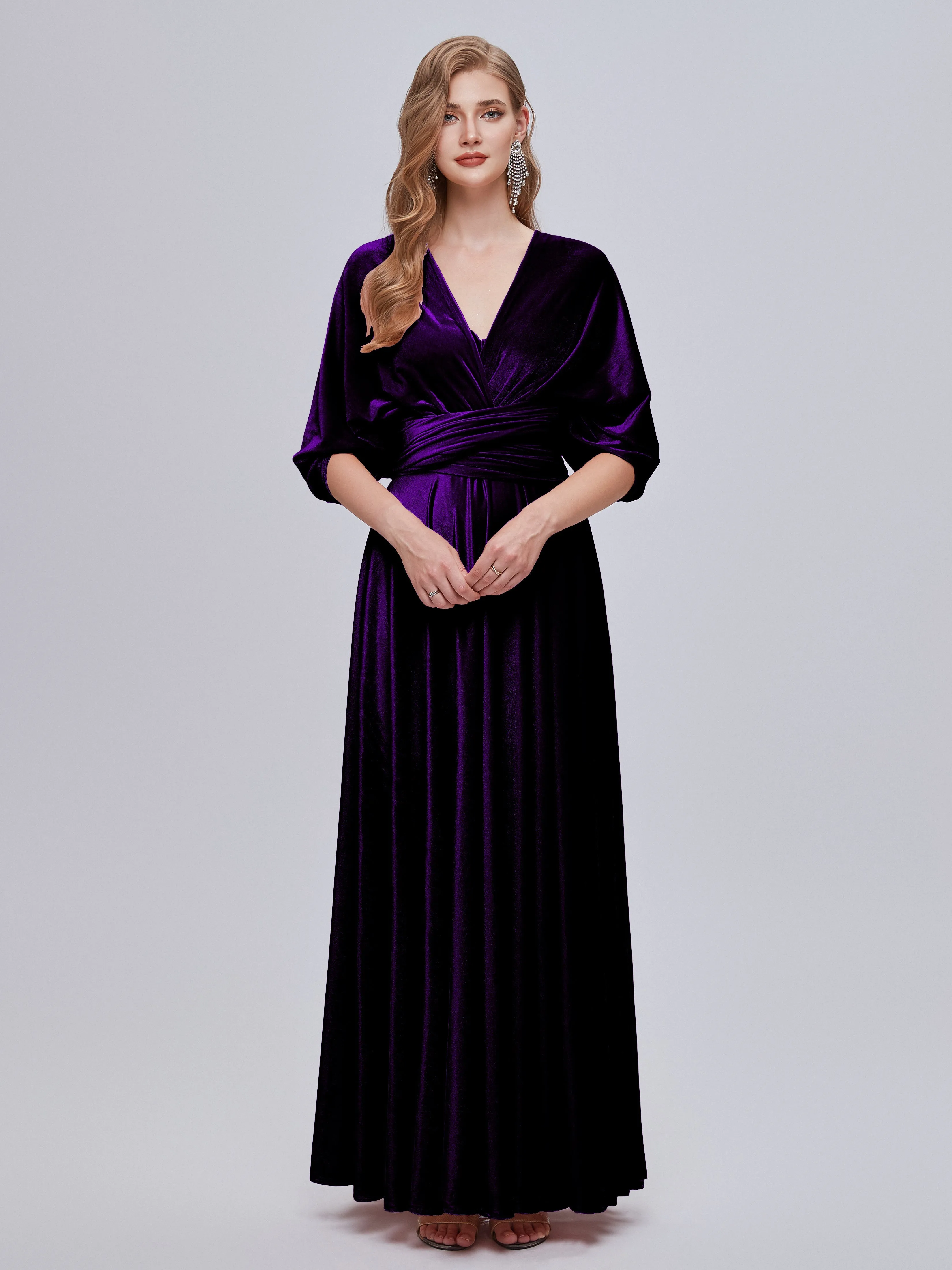 Juliet Gorgeous Convertible Velvet Bridesmaid Dresses