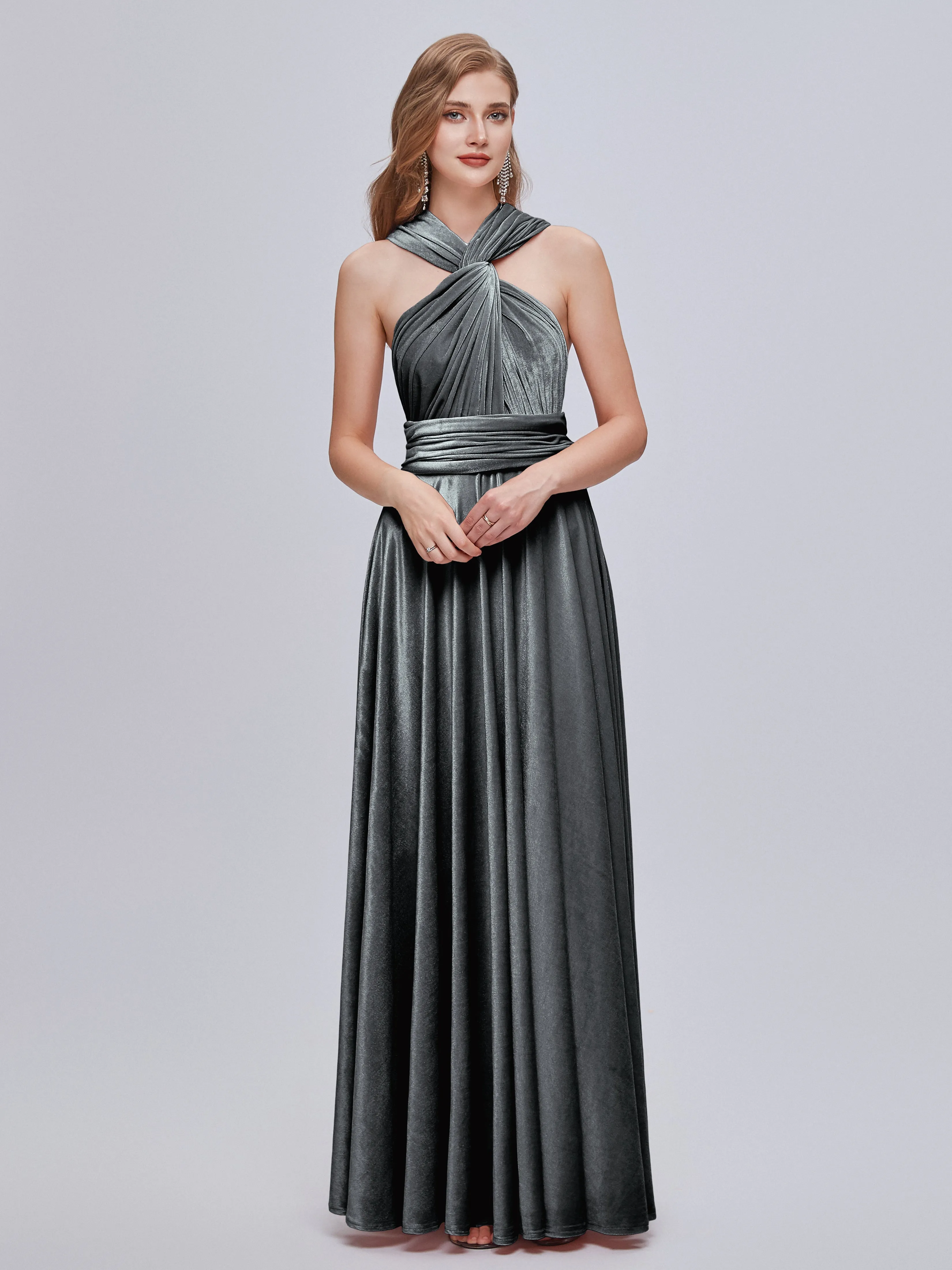 Juliet Gorgeous Convertible Velvet Bridesmaid Dresses