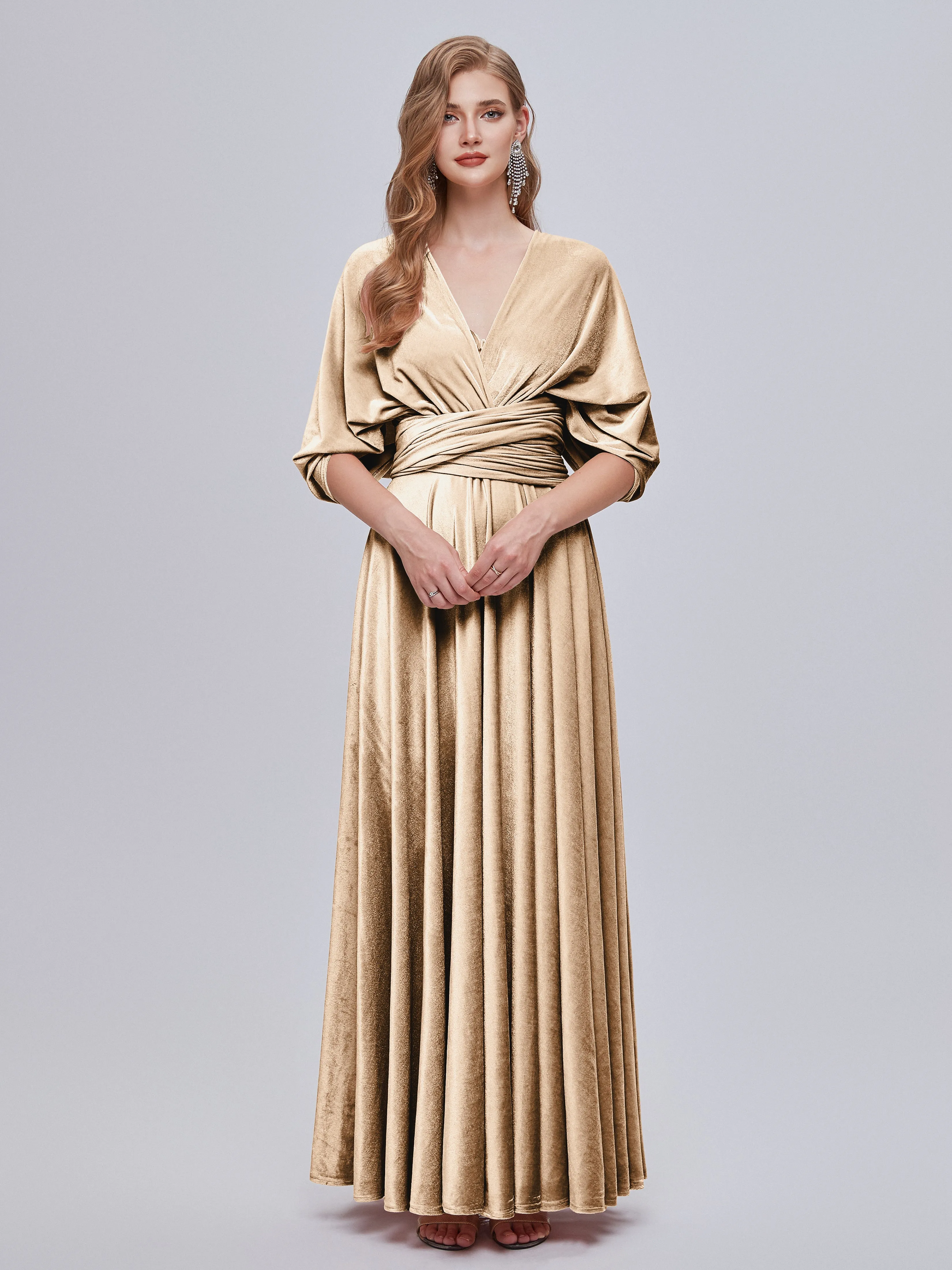 Juliet Gorgeous Convertible Velvet Bridesmaid Dresses