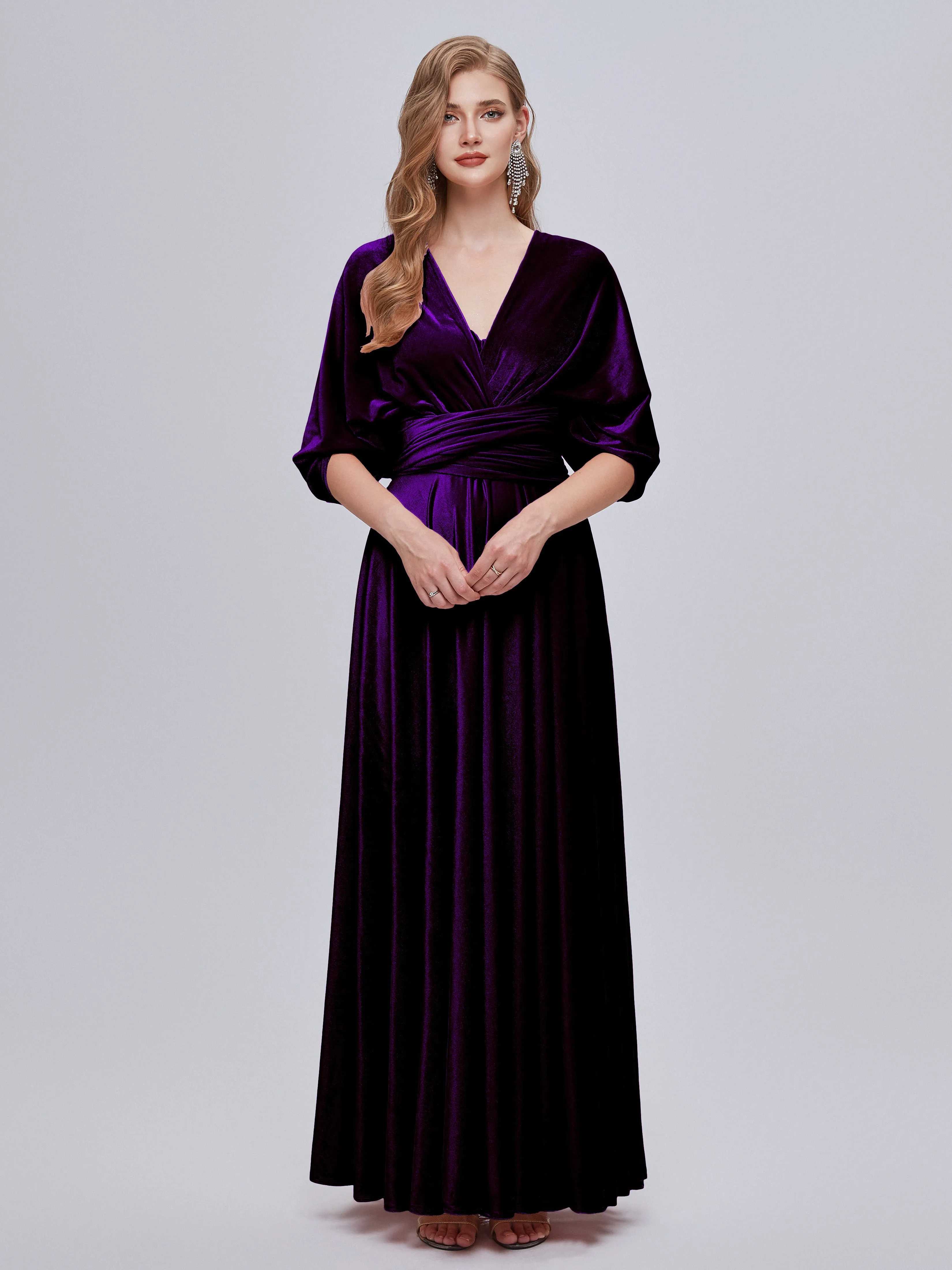 Juliet Gorgeous Convertible Velvet Bridesmaid Dresses