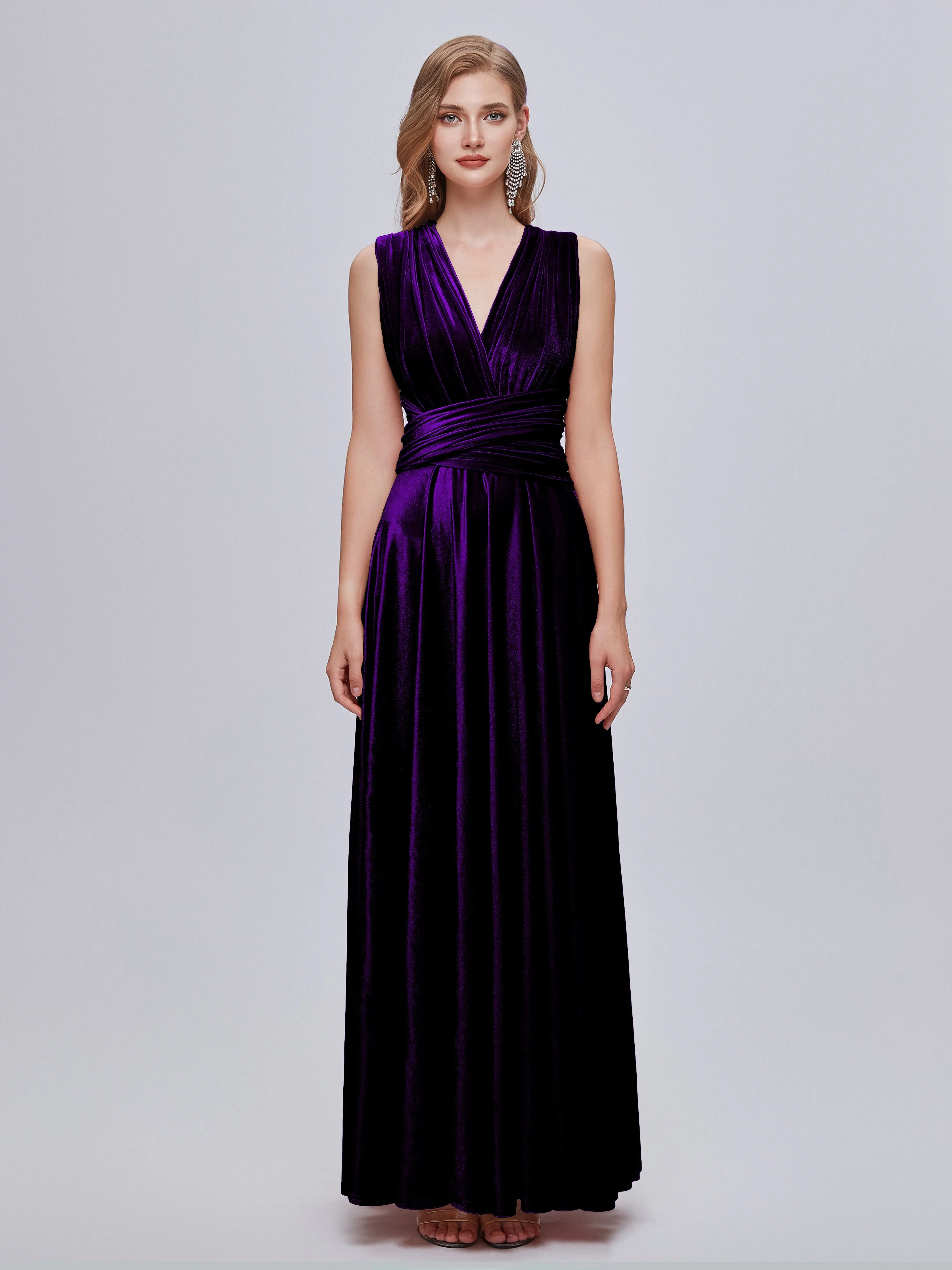 Juliet Gorgeous Convertible Velvet Bridesmaid Dresses