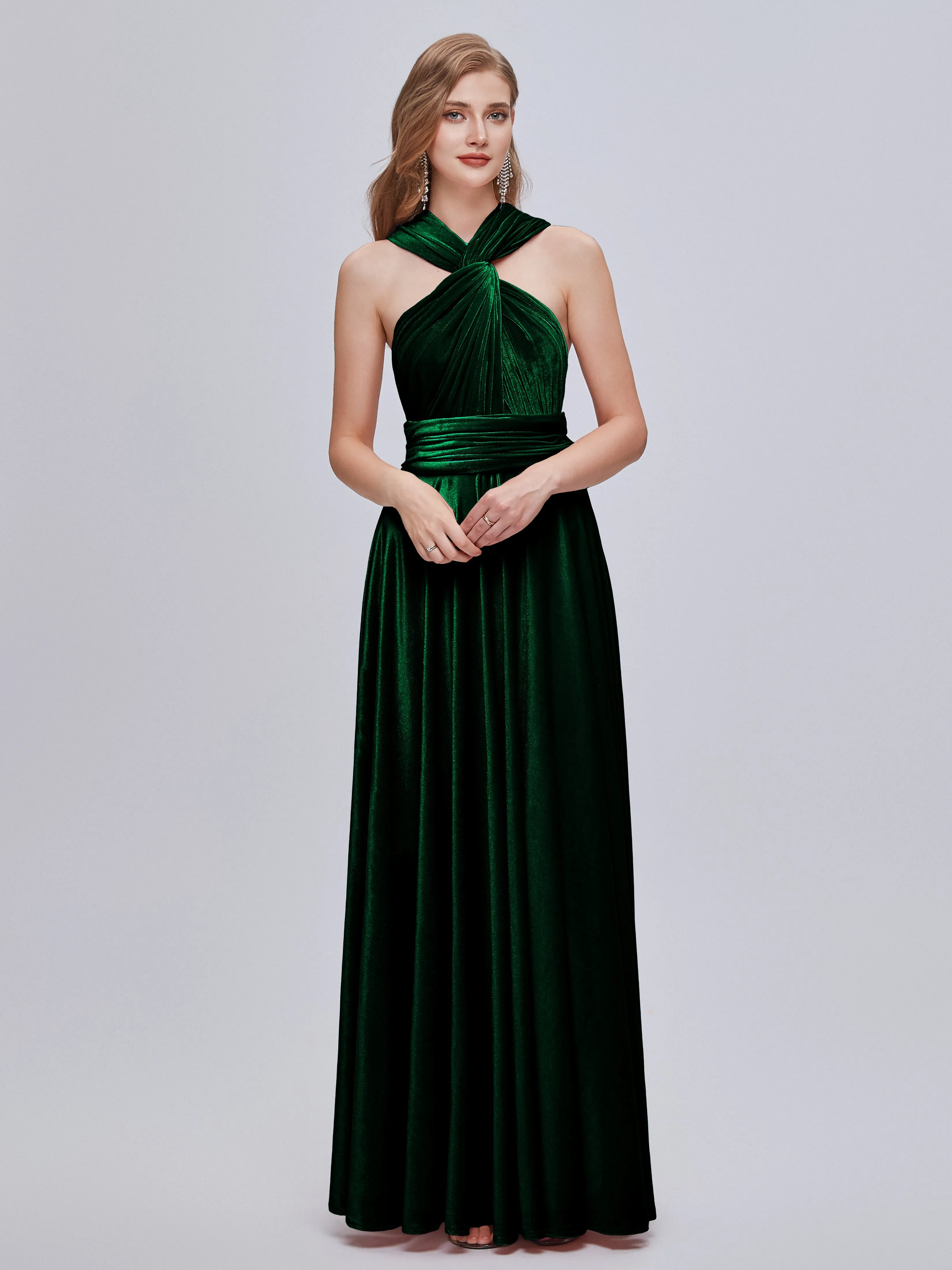 Juliet Gorgeous Convertible Velvet Bridesmaid Dresses