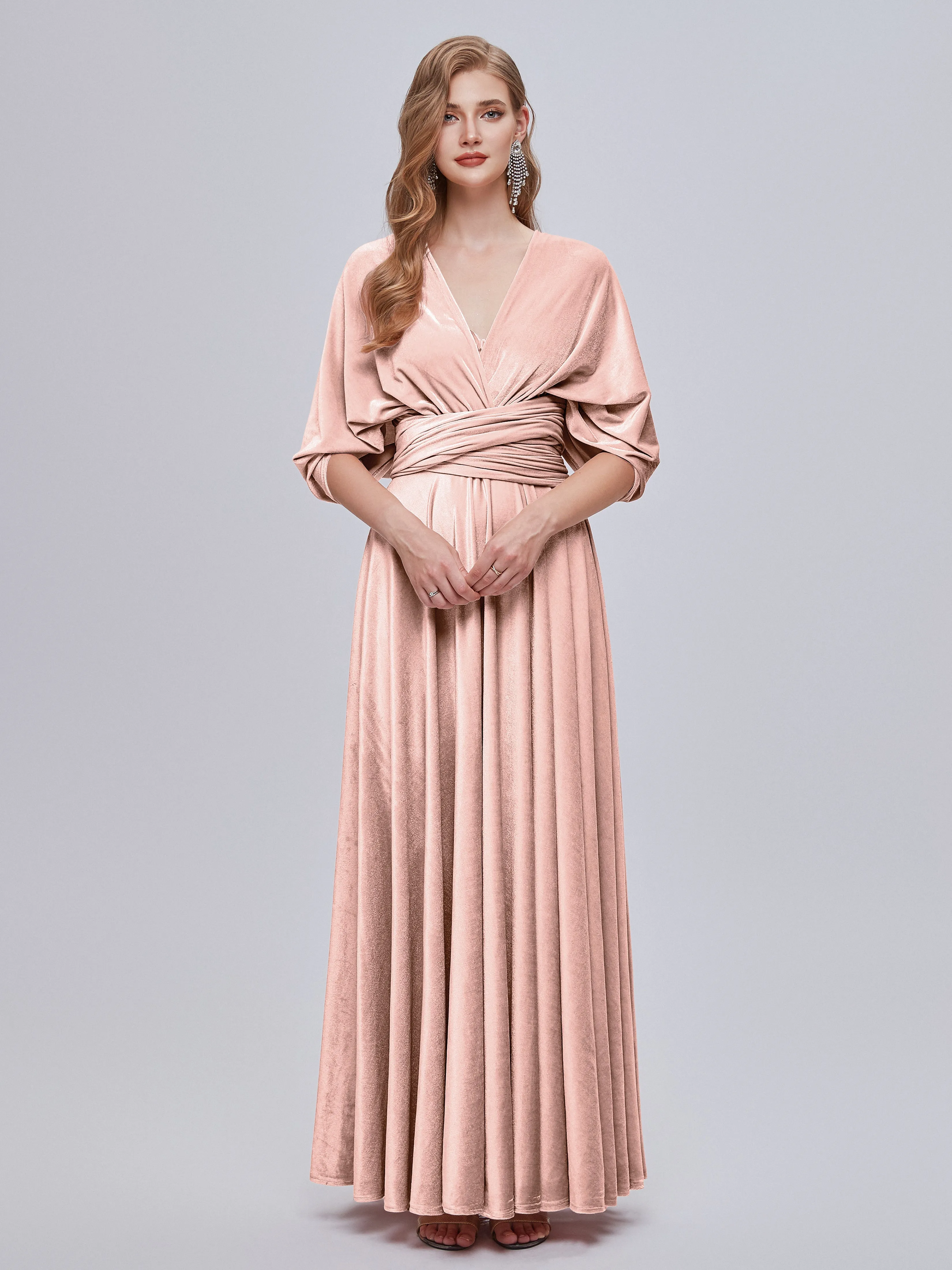 Juliet Gorgeous Convertible Velvet Bridesmaid Dresses