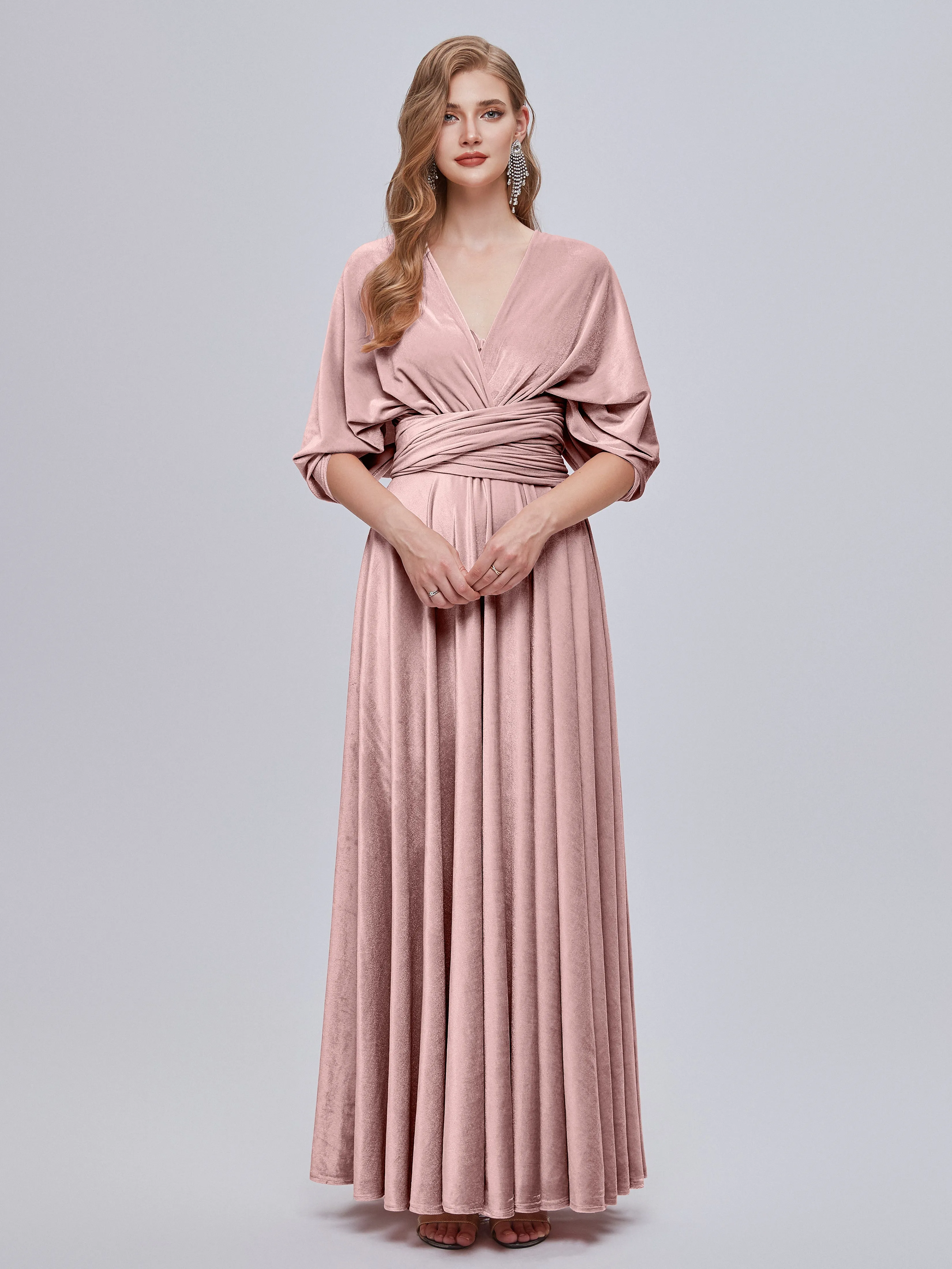 Juliet Gorgeous Convertible Velvet Bridesmaid Dresses