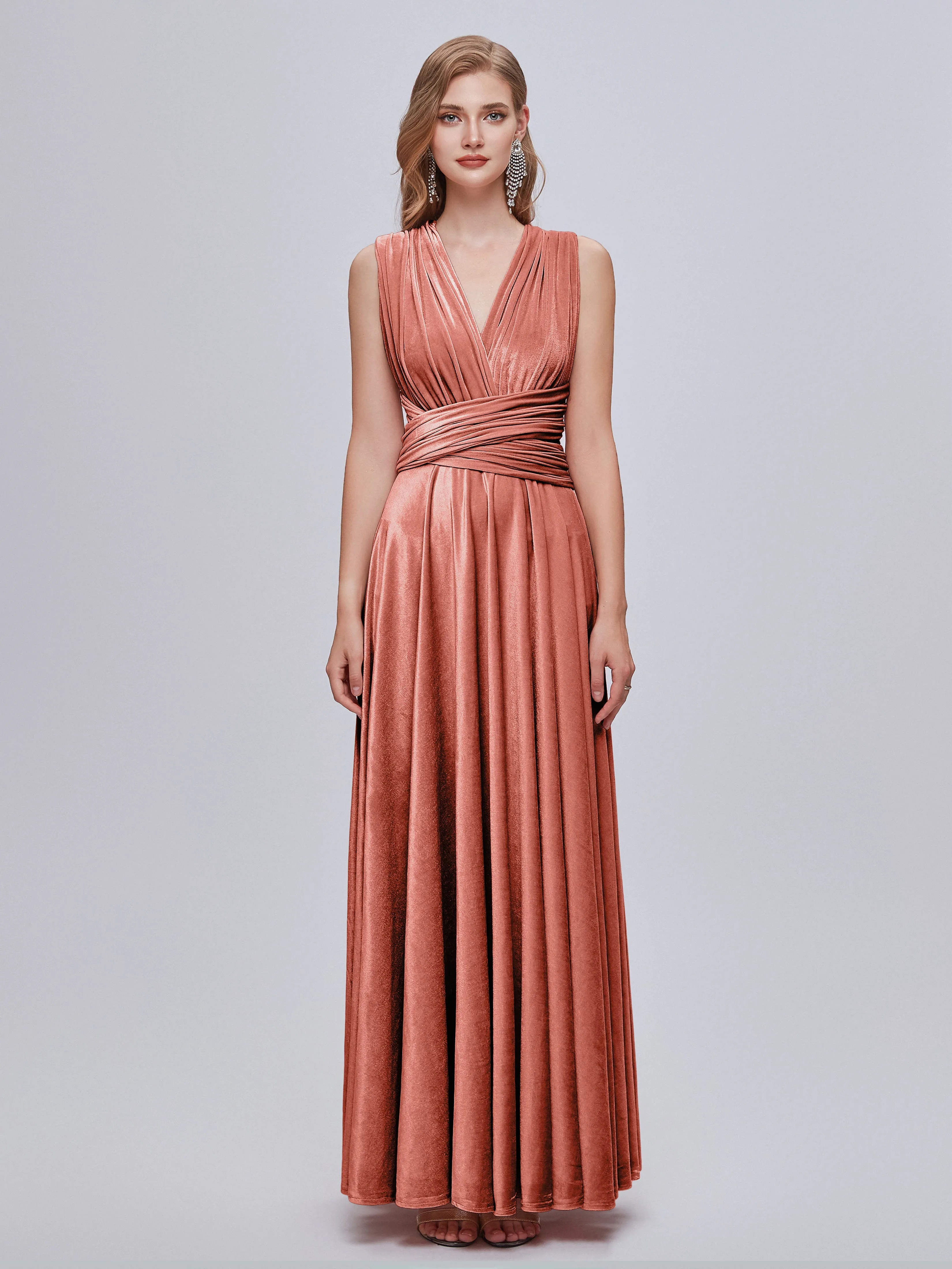Juliet Gorgeous Convertible Velvet Bridesmaid Dresses
