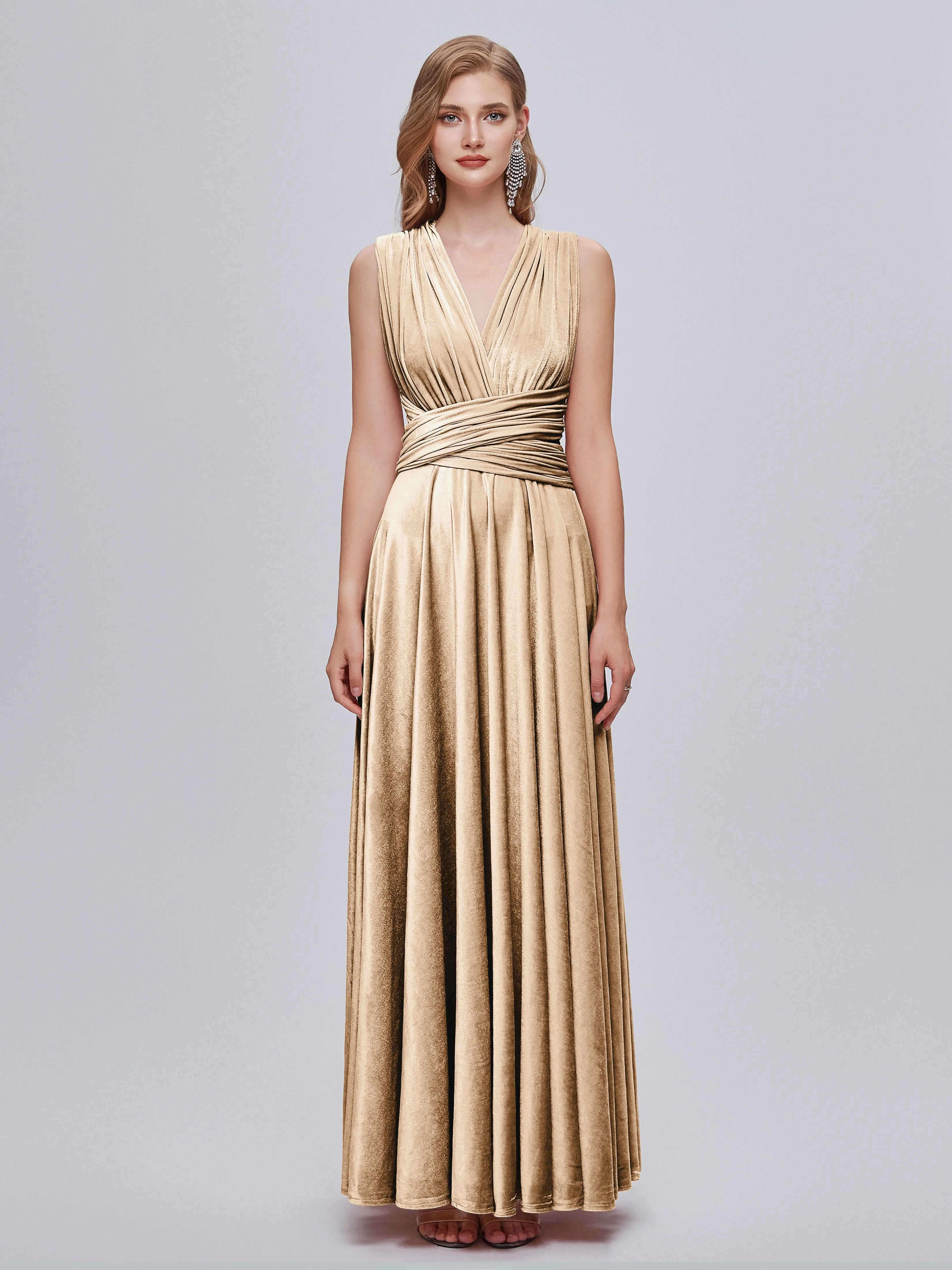 Juliet Gorgeous Convertible Velvet Bridesmaid Dresses