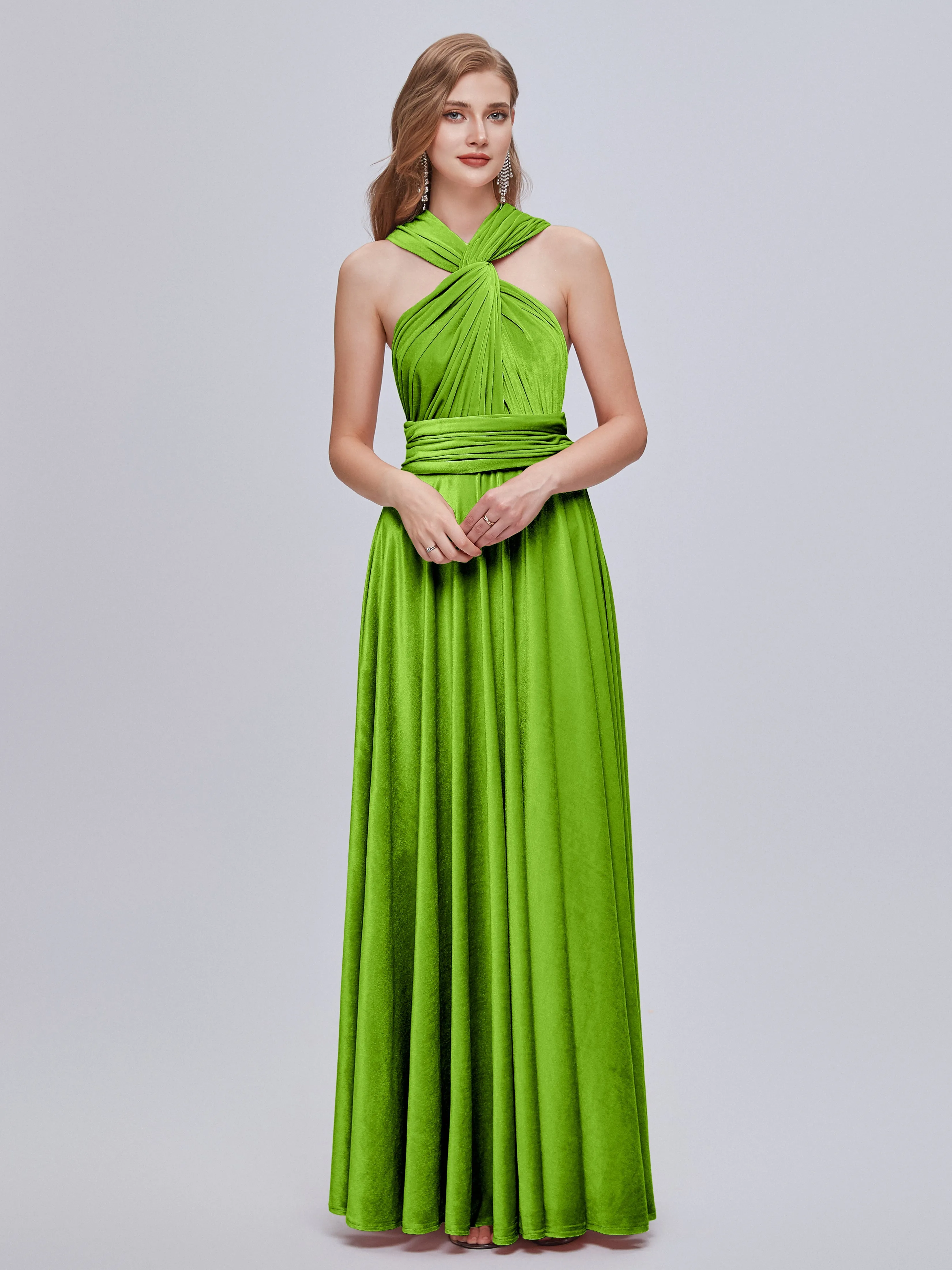 Juliet Gorgeous Convertible Velvet Bridesmaid Dresses