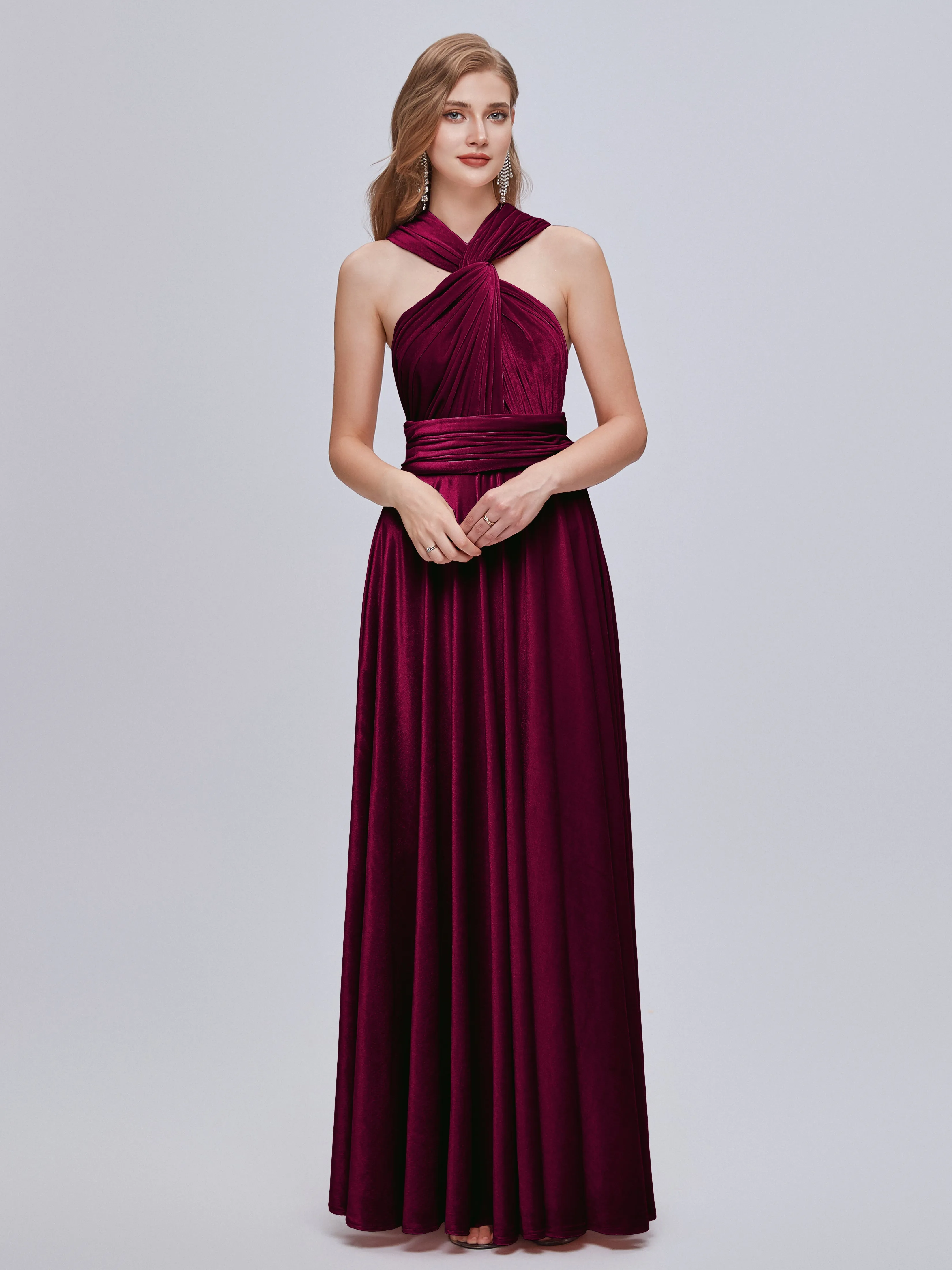 Juliet Gorgeous Convertible Velvet Bridesmaid Dresses