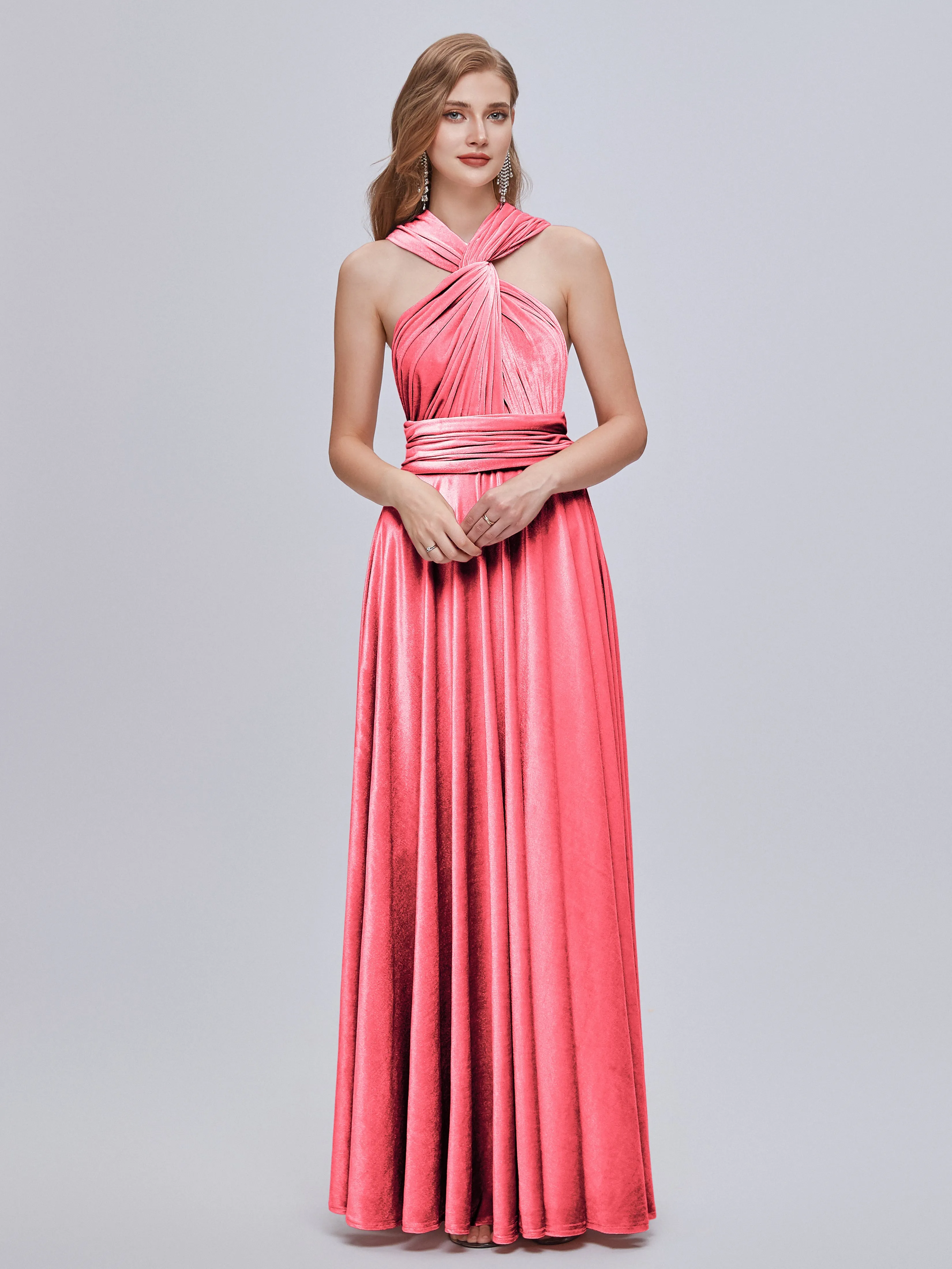 Juliet Gorgeous Convertible Velvet Bridesmaid Dresses