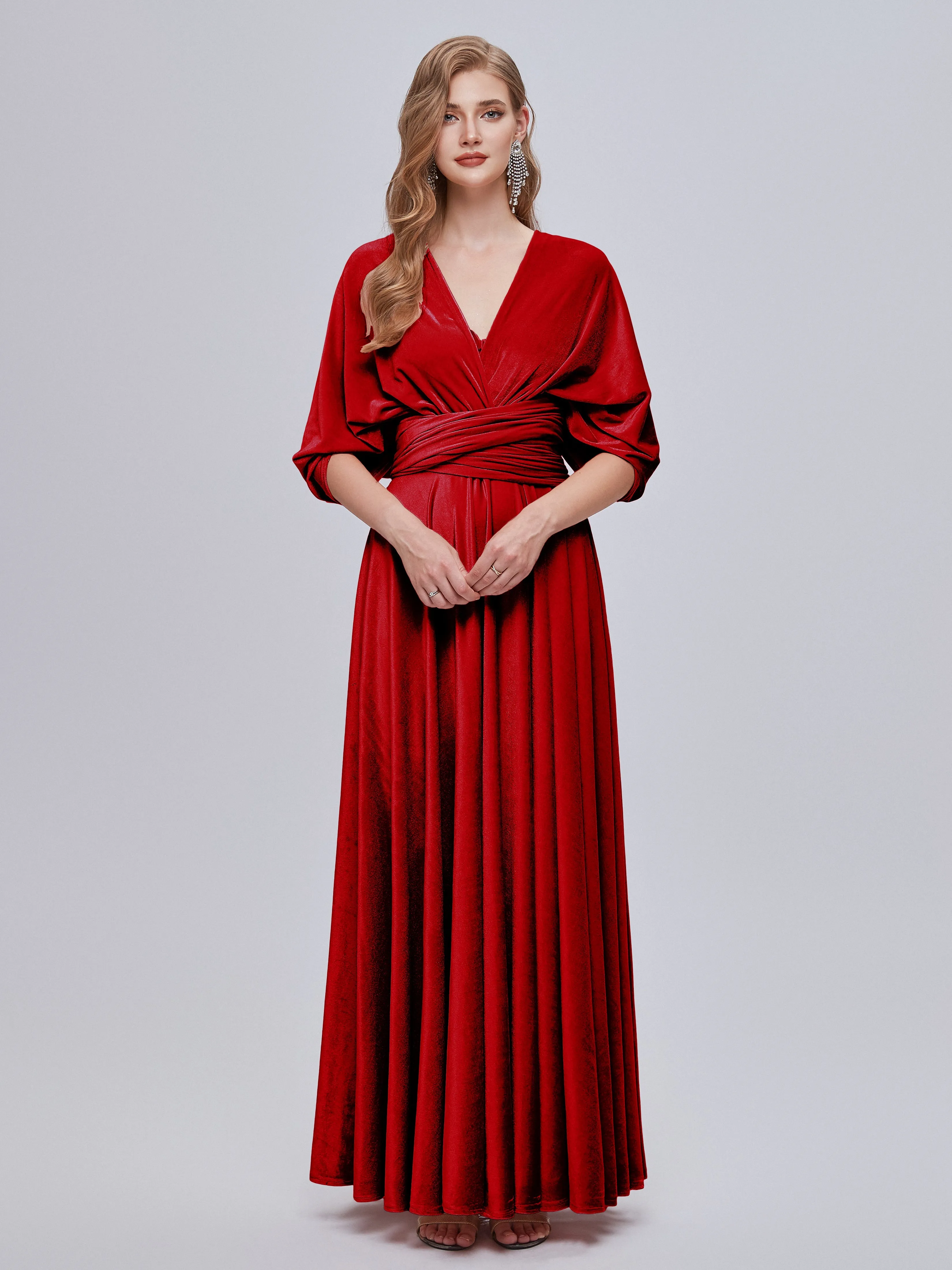 Juliet Gorgeous Convertible Velvet Bridesmaid Dresses