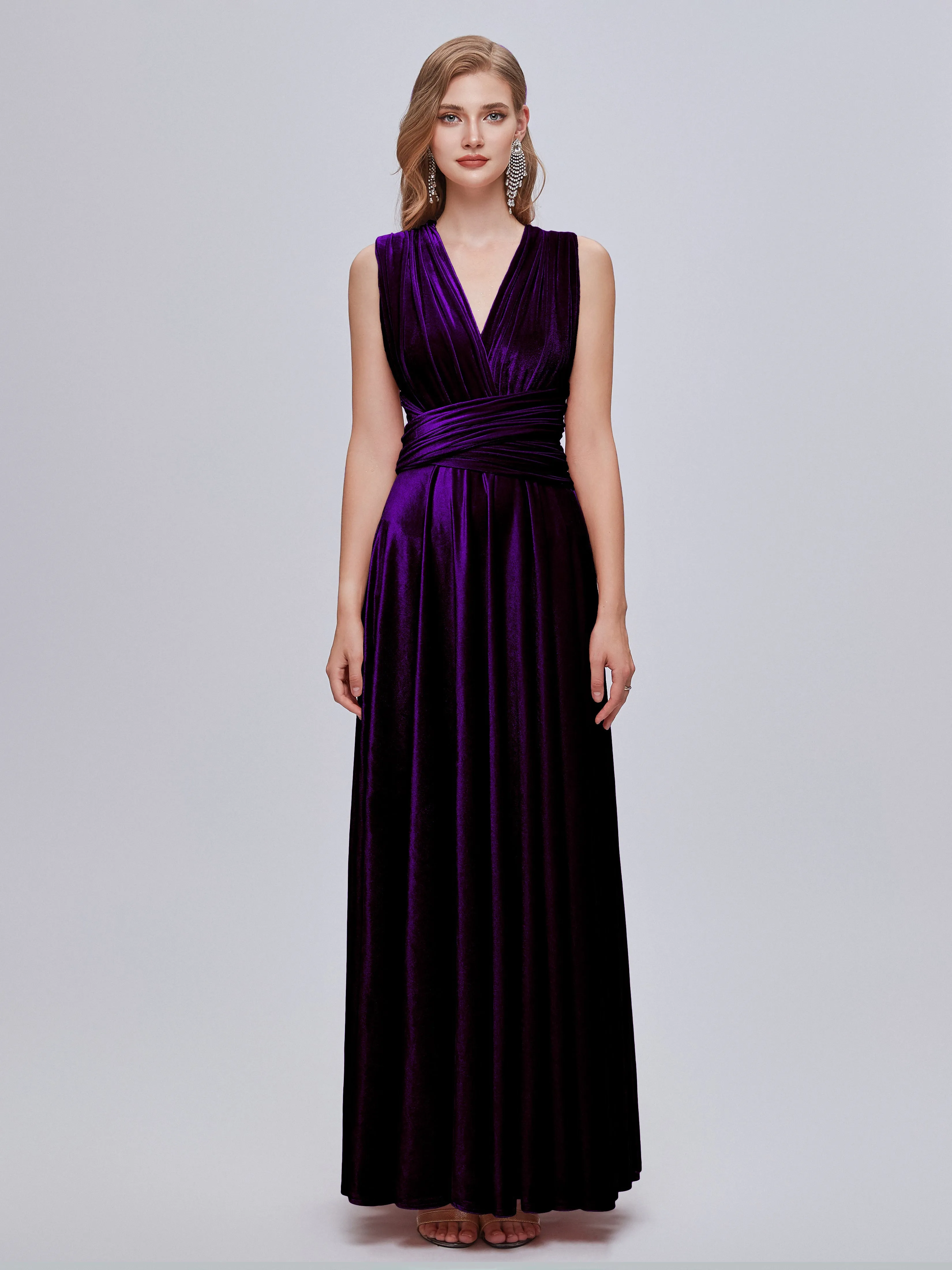 Juliet Gorgeous Convertible Velvet Bridesmaid Dresses