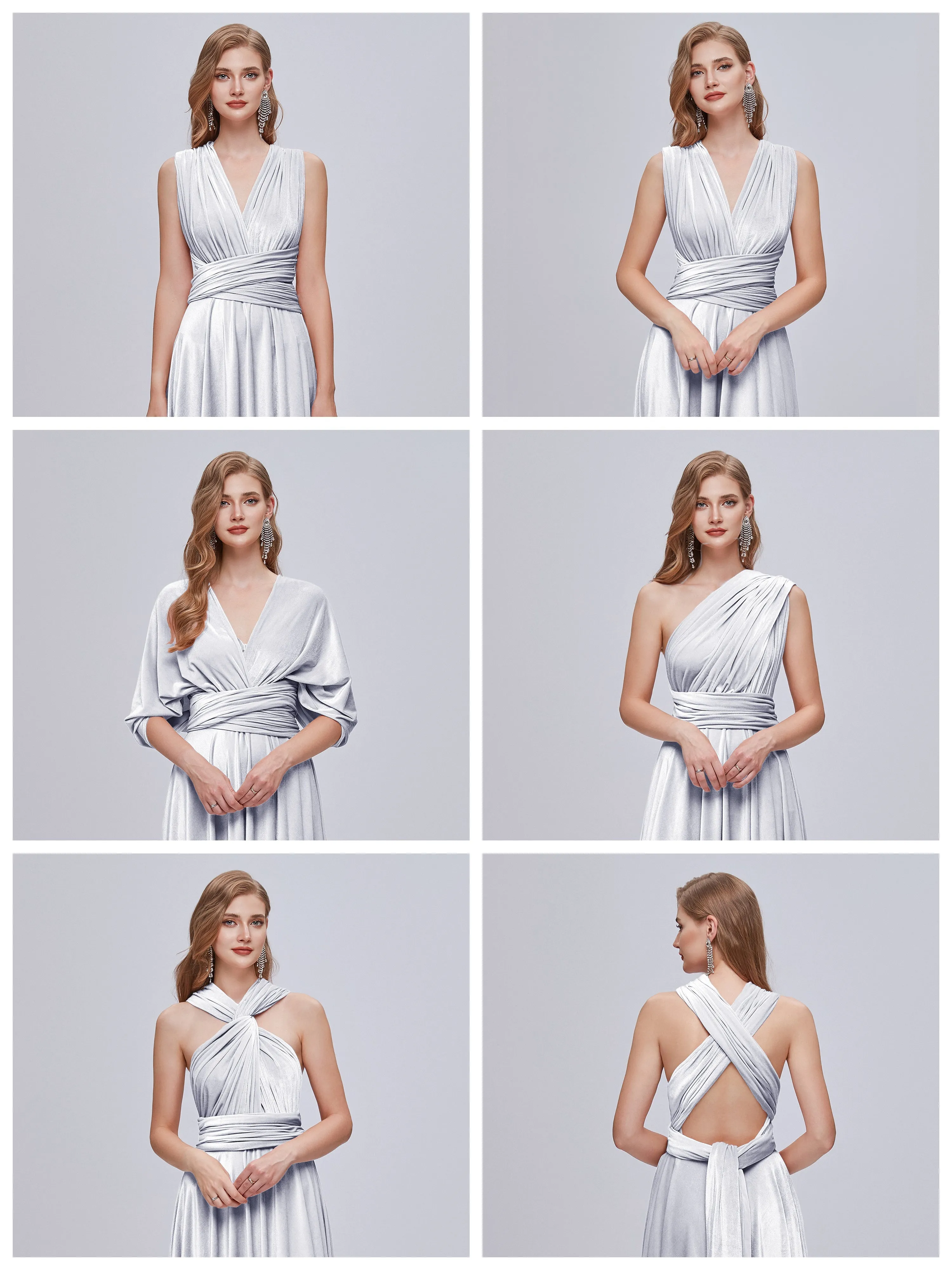 Juliet Gorgeous Convertible Velvet Bridesmaid Dresses