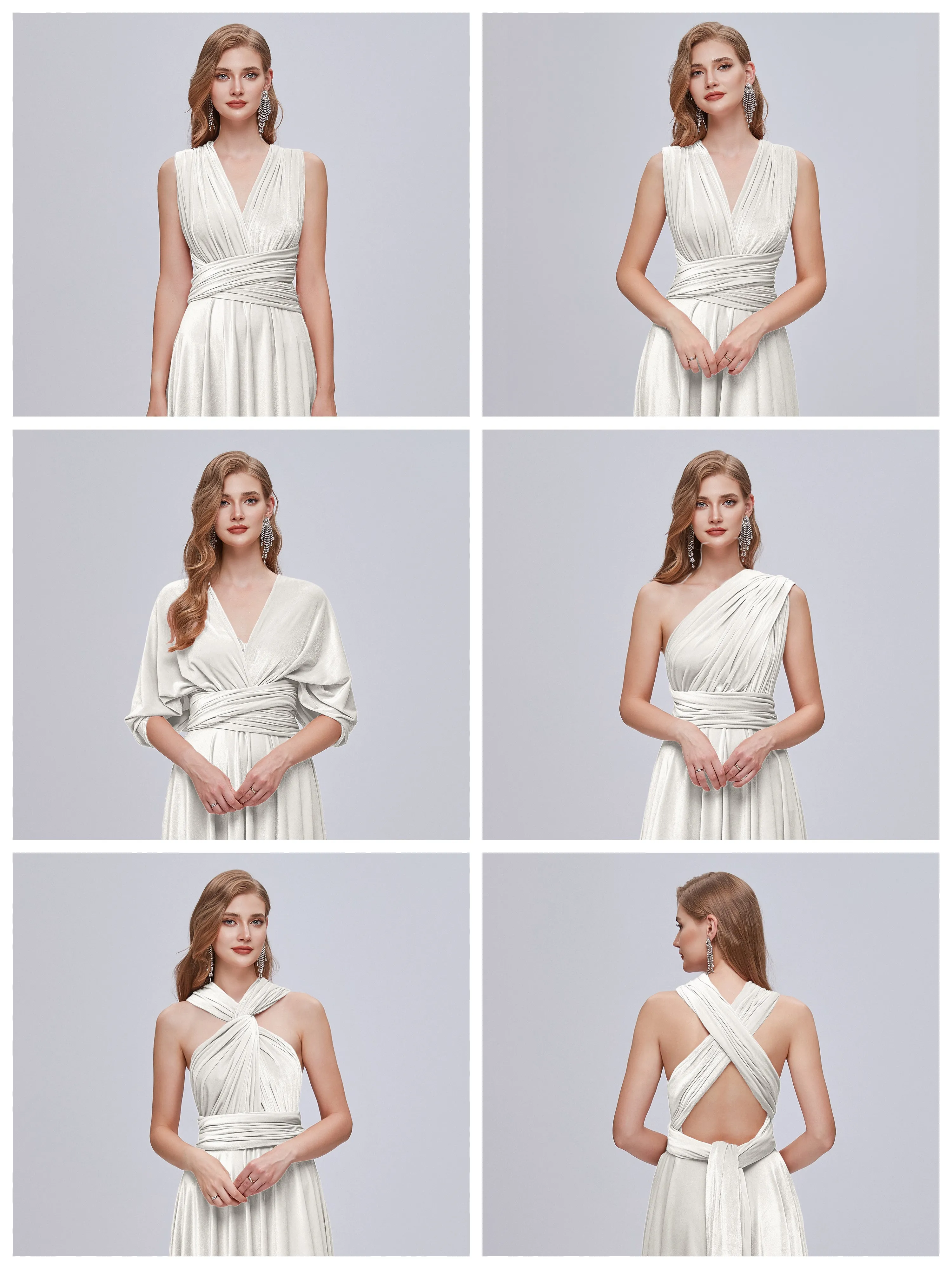 Juliet Gorgeous Convertible Velvet Bridesmaid Dresses