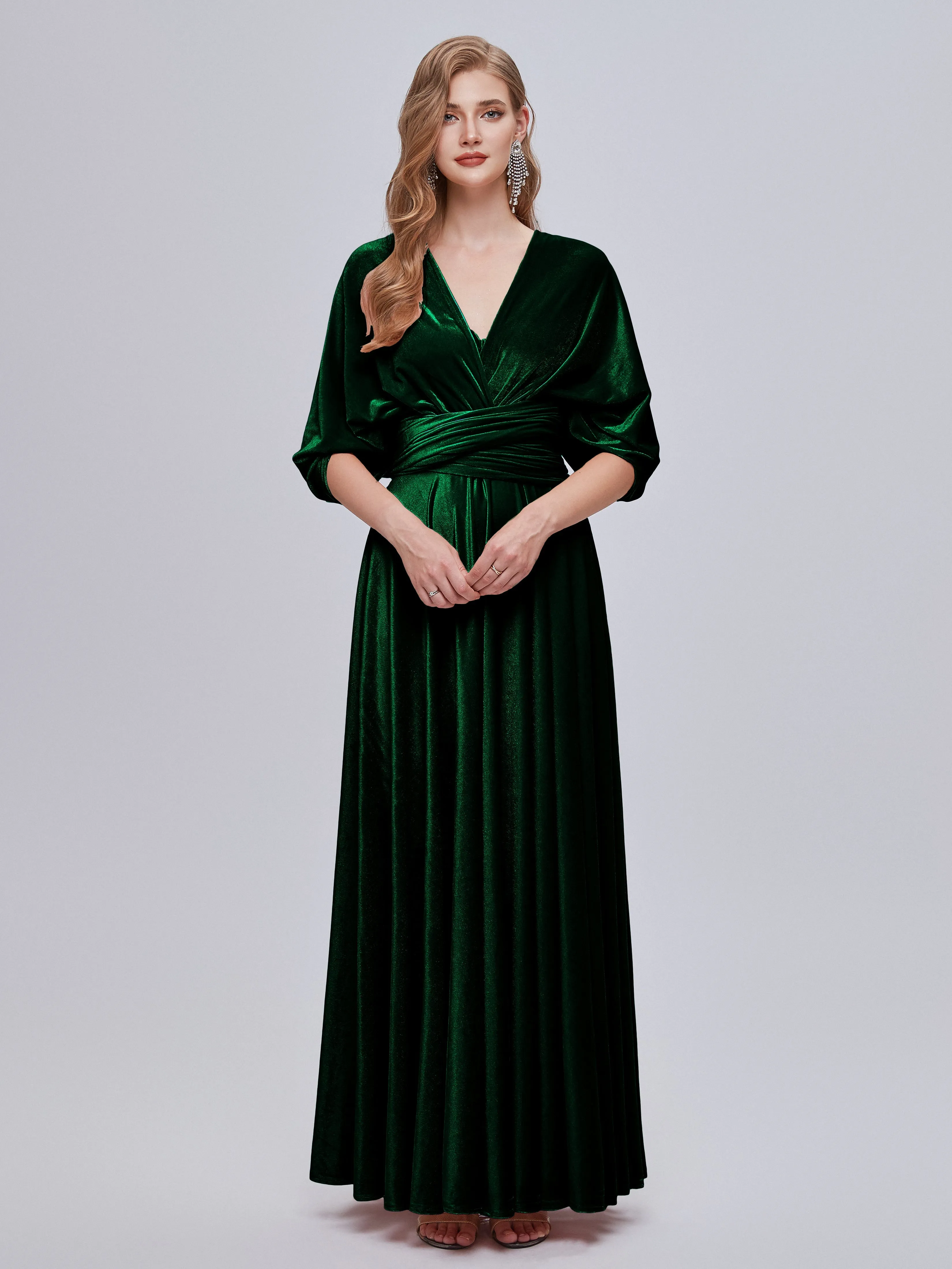 Juliet Gorgeous Convertible Velvet Bridesmaid Dresses