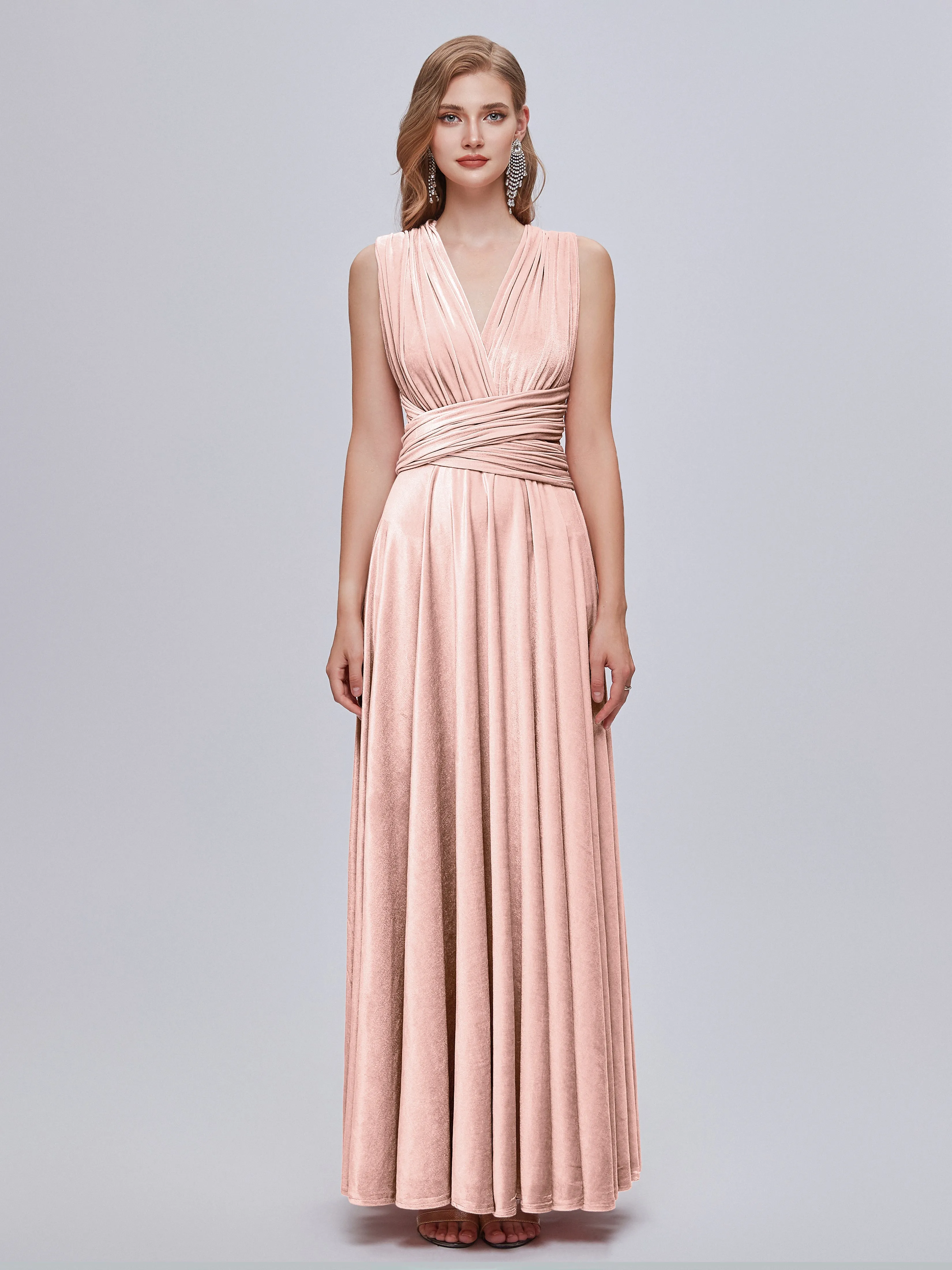 Juliet Gorgeous Convertible Velvet Bridesmaid Dresses