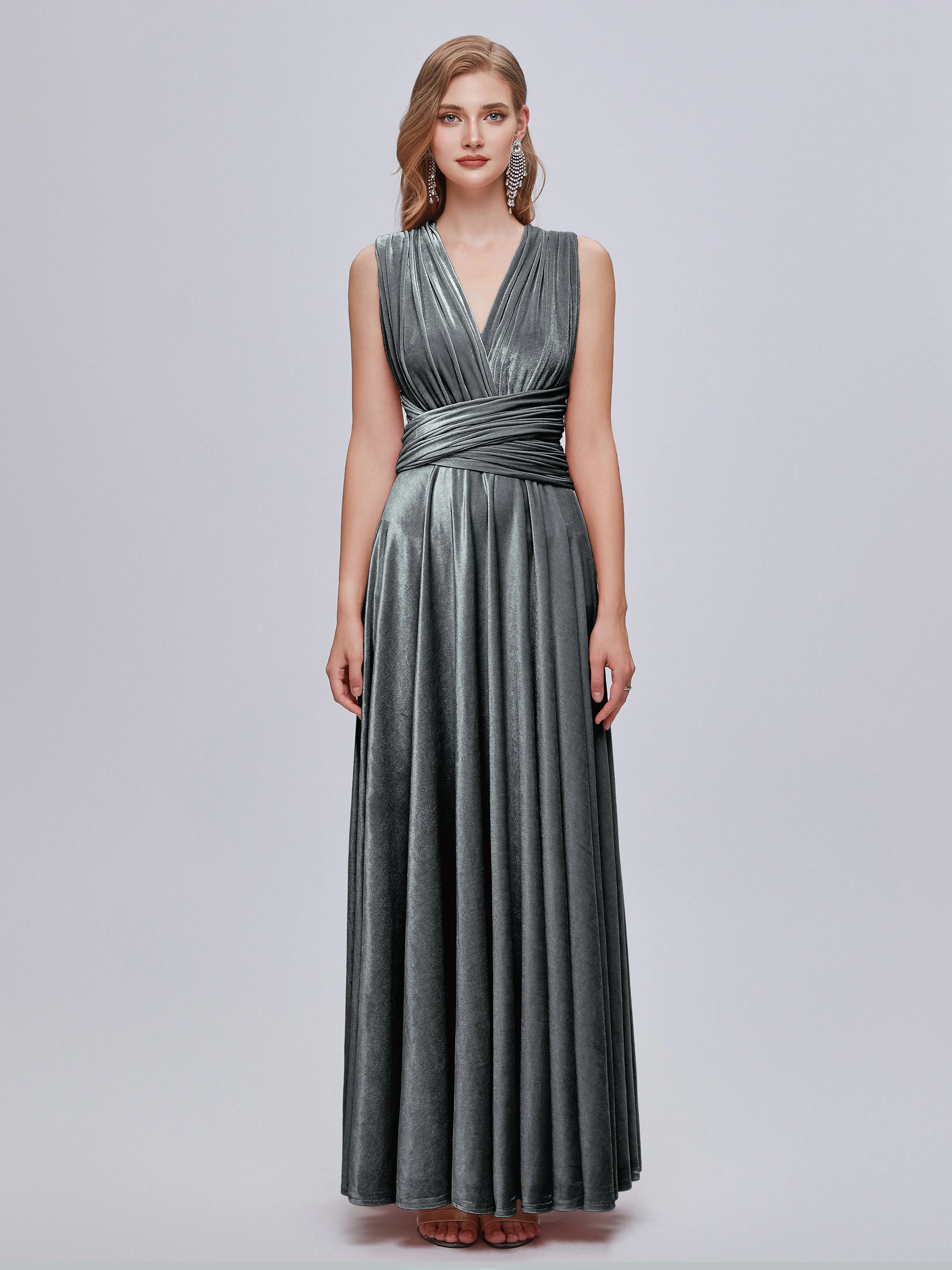 Juliet Gorgeous Convertible Velvet Bridesmaid Dresses