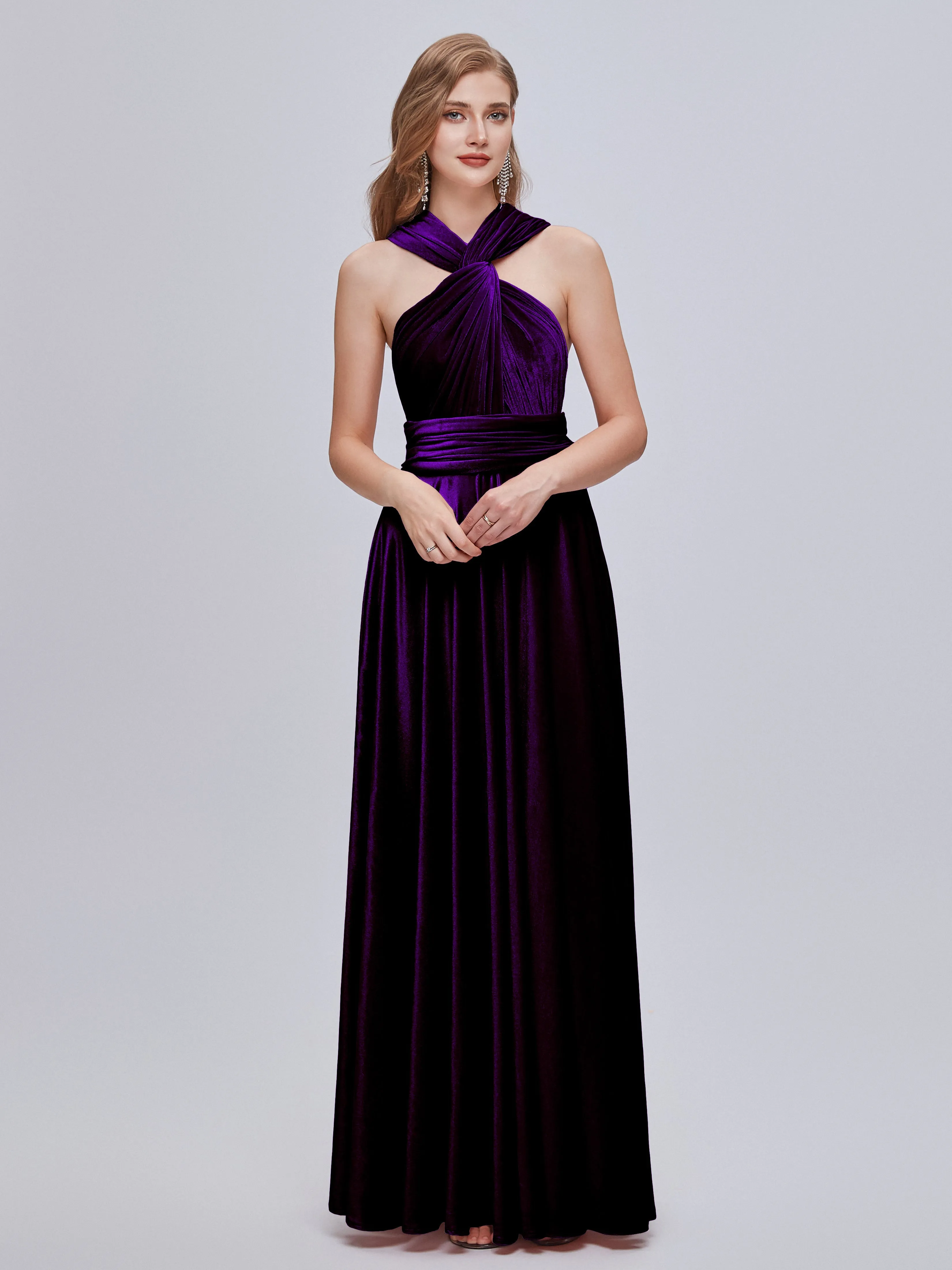 Juliet Gorgeous Convertible Velvet Bridesmaid Dresses