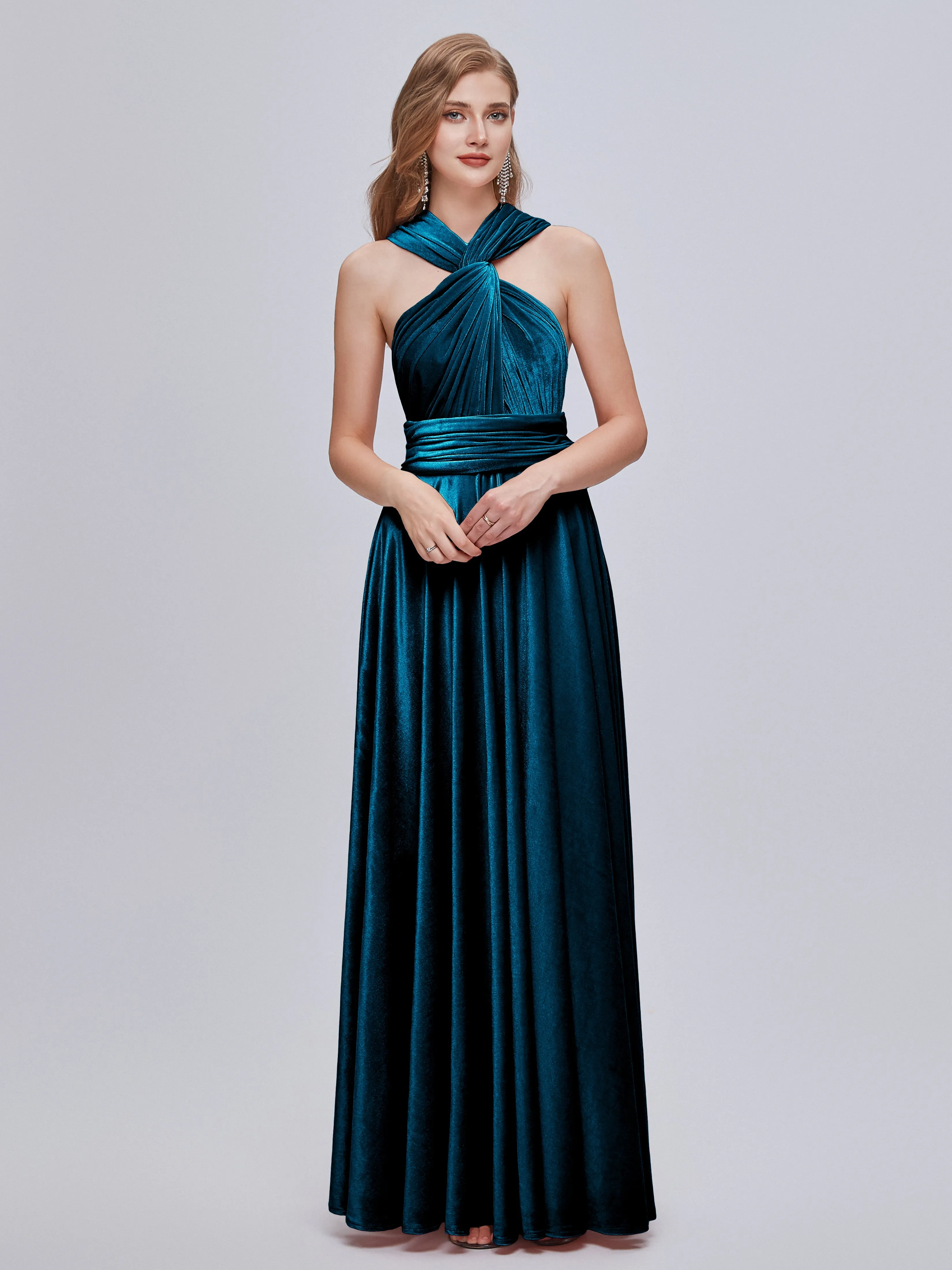Juliet Gorgeous Convertible Velvet Bridesmaid Dresses