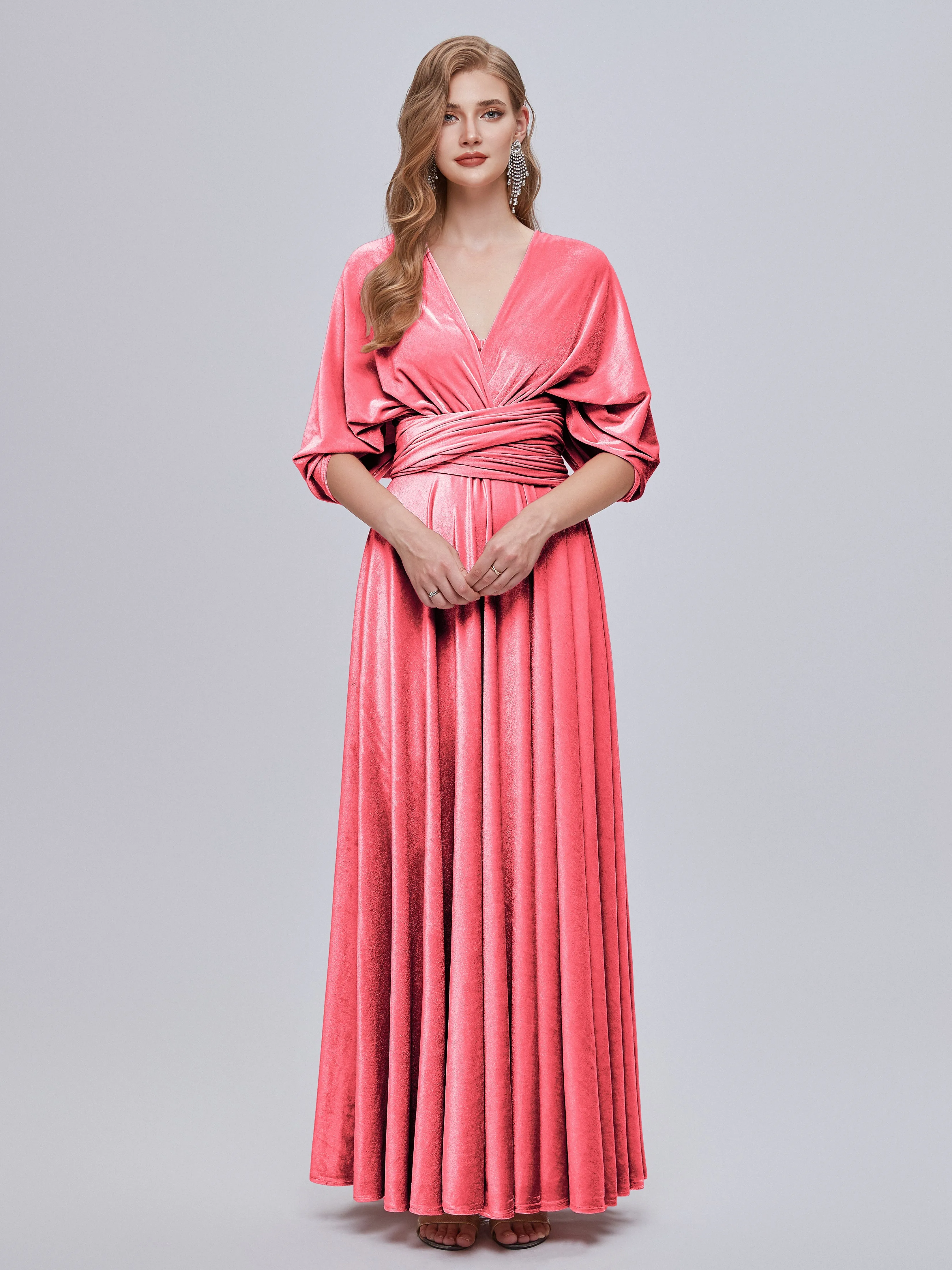 Juliet Gorgeous Convertible Velvet Bridesmaid Dresses