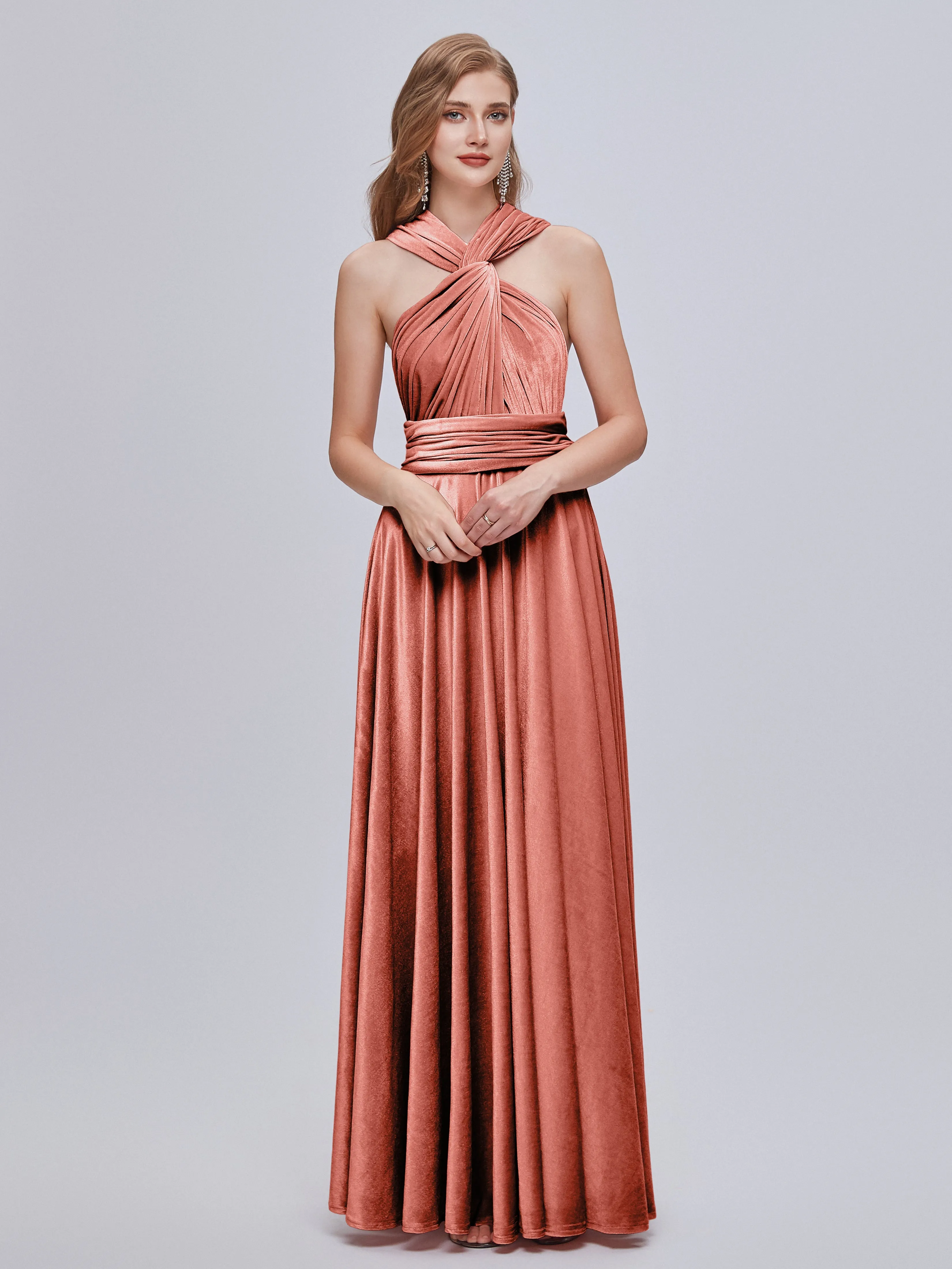 Juliet Gorgeous Convertible Velvet Bridesmaid Dresses