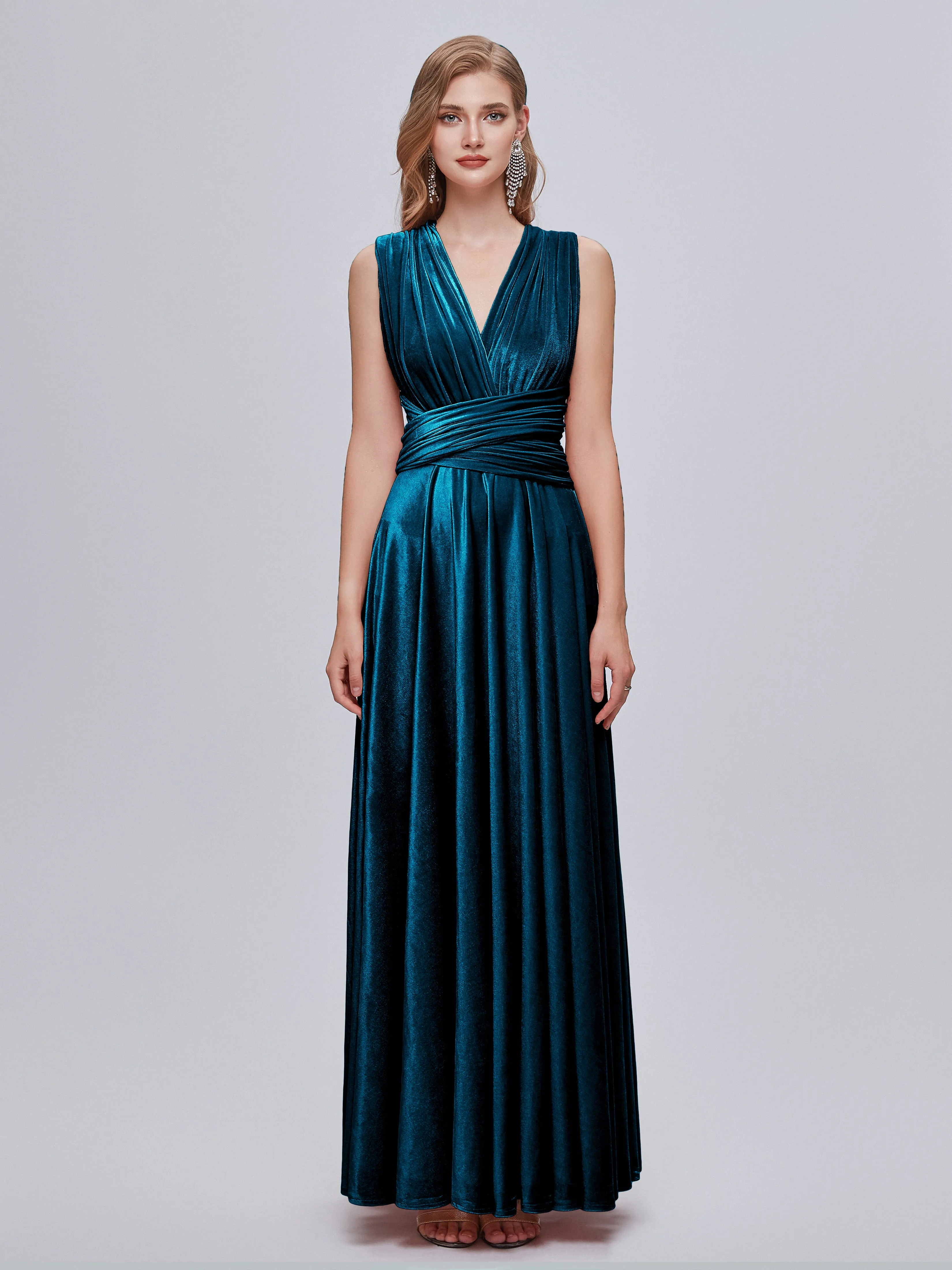 Juliet Gorgeous Convertible Velvet Bridesmaid Dresses