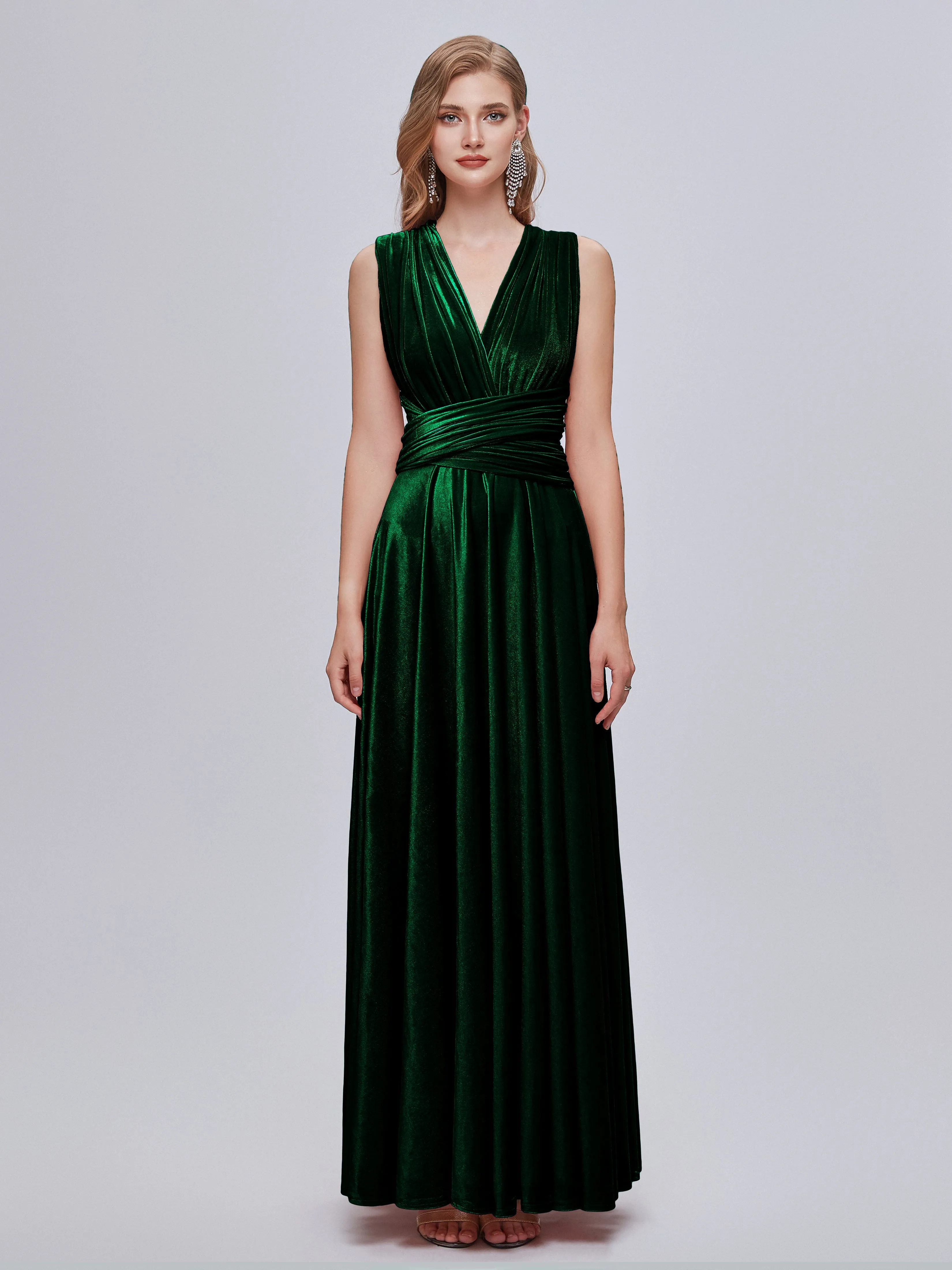 Juliet Gorgeous Convertible Velvet Bridesmaid Dresses