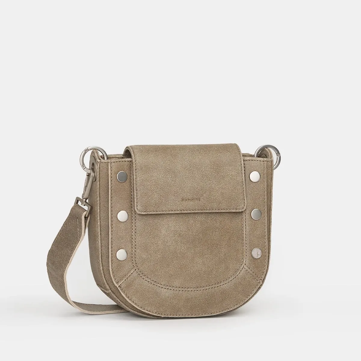 KAYCE SADDLE MED - Pewter/Brushed Silver