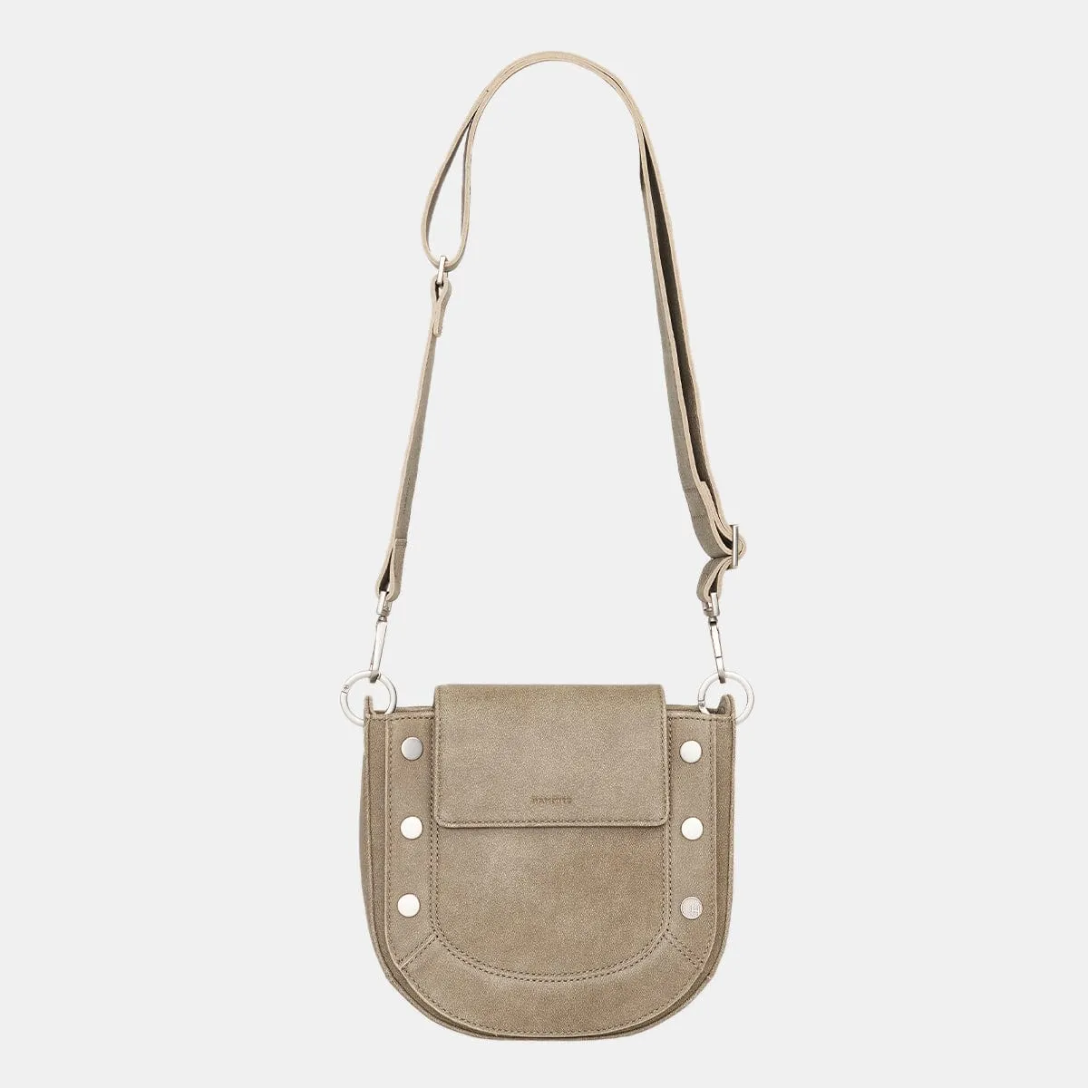 KAYCE SADDLE MED - Pewter/Brushed Silver
