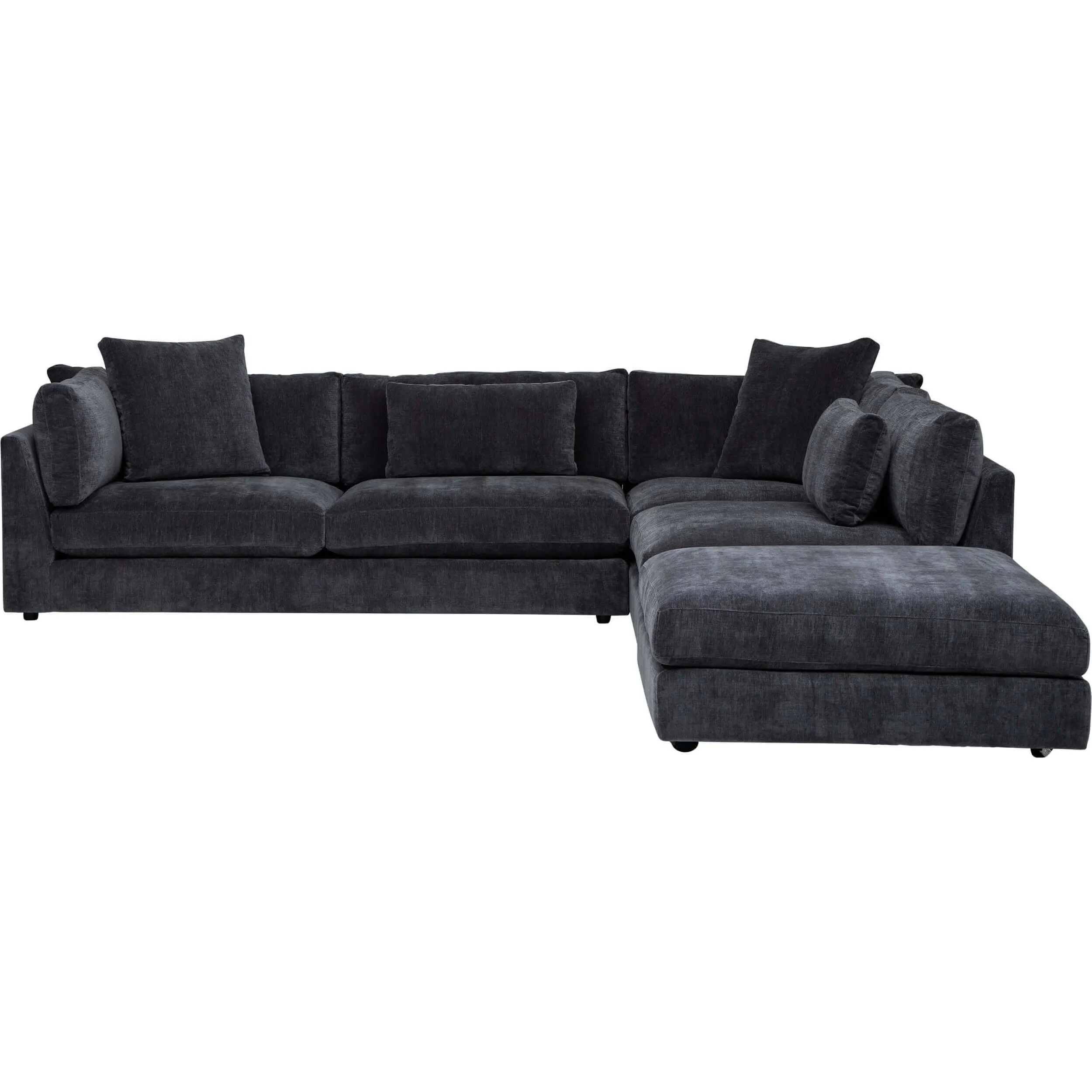 Kellen Sectional, Vickie Charcoal