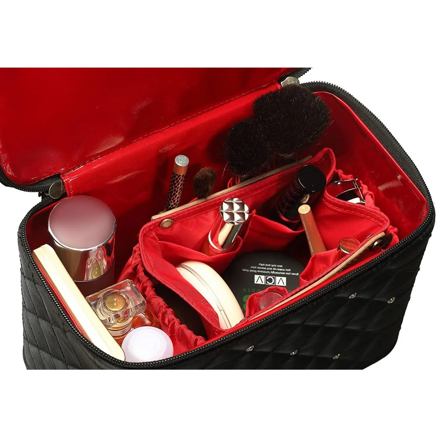 Kemi Makeup Case Diamond Black
