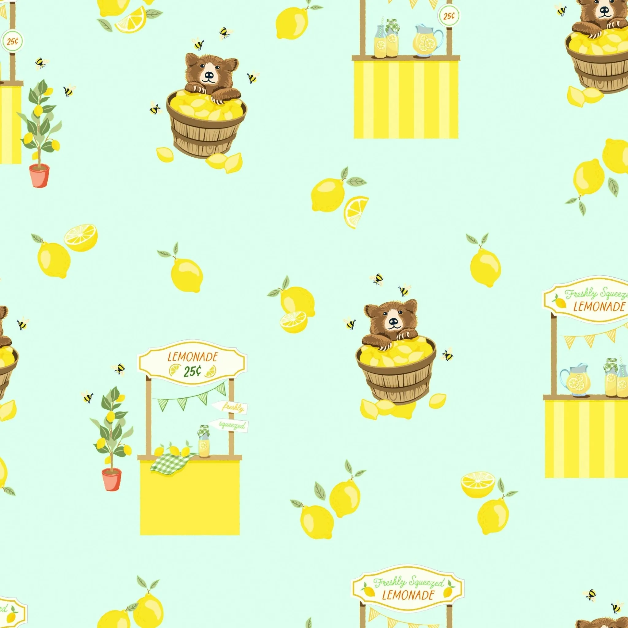 Lemonade Stands & Honey Bears Ruffle Hi-Lo Twirling Dress (2T-6Y)