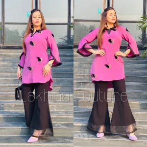 Lilac Black Gorgeous Suit
