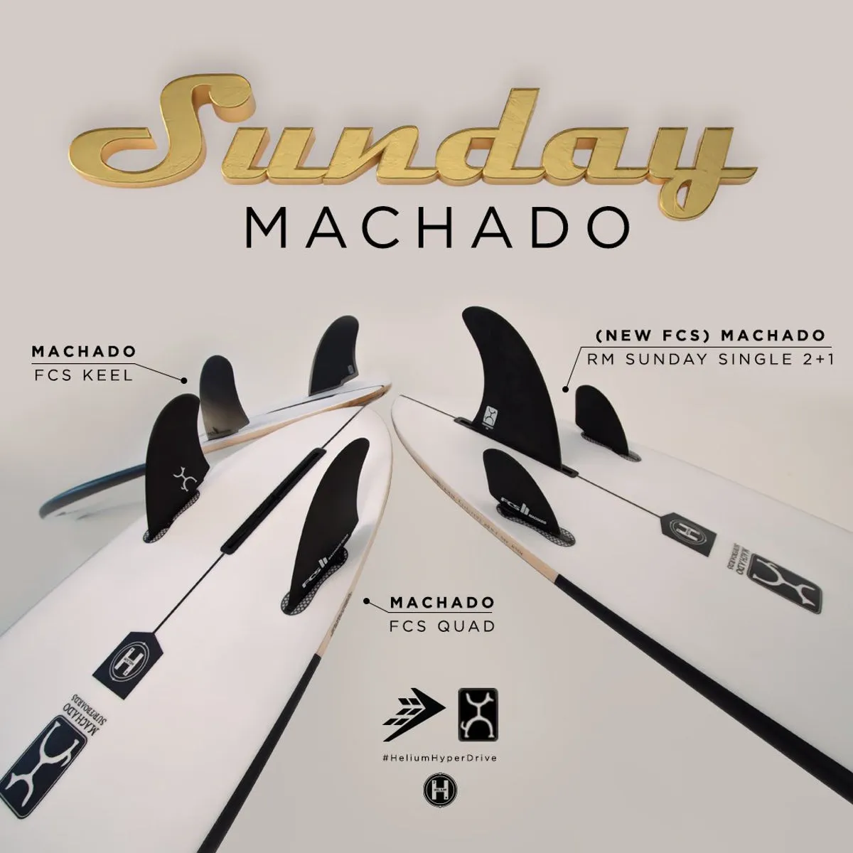 Machado Sunday 7'0 Grey - Helium - Futures