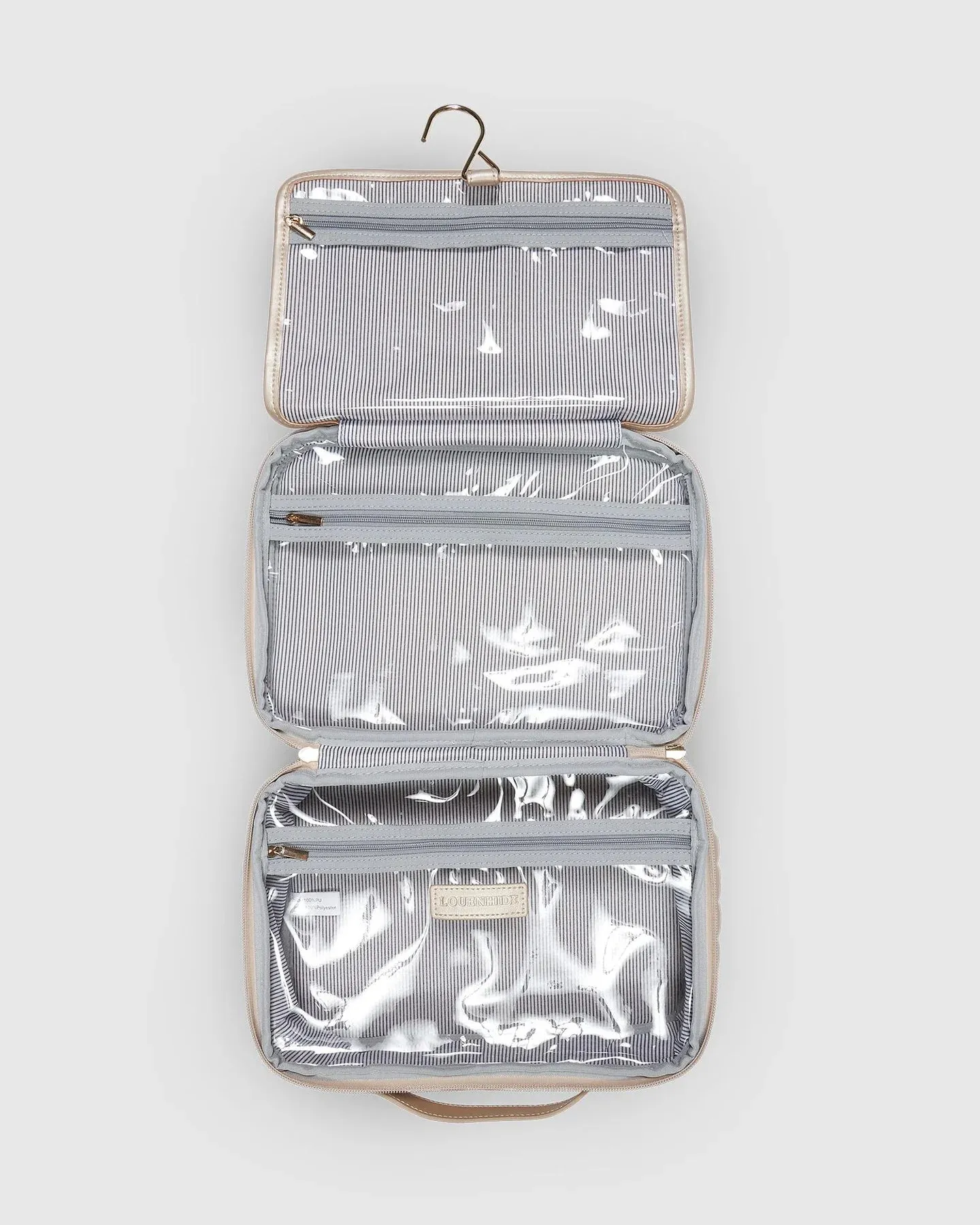 Maggie Cosmetic Case in Champagne by Louenhide