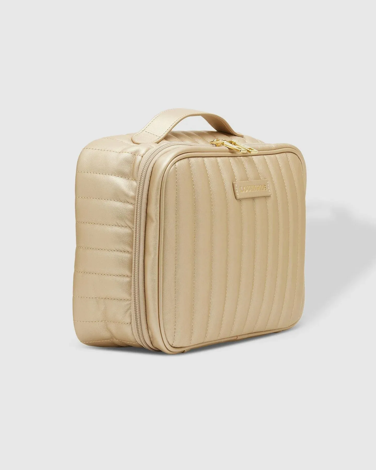 Maggie Cosmetic Case in Champagne by Louenhide
